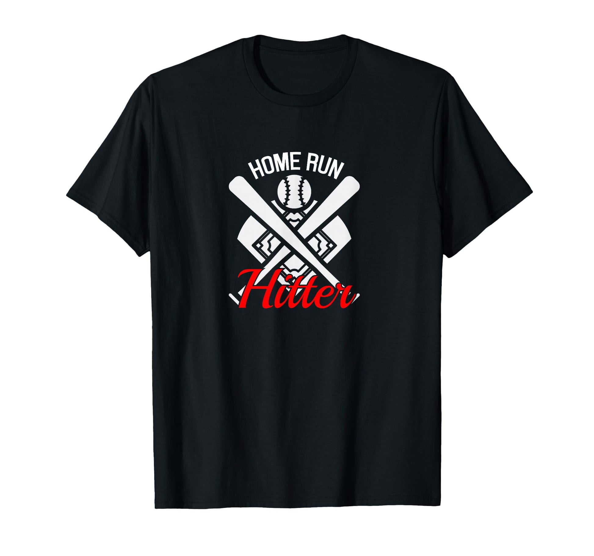 Softball Home Run Hitter Baseball Bats T-Shirt - Graphic Print Men Women - T-Shirt, Sweatshirt, Hoodie