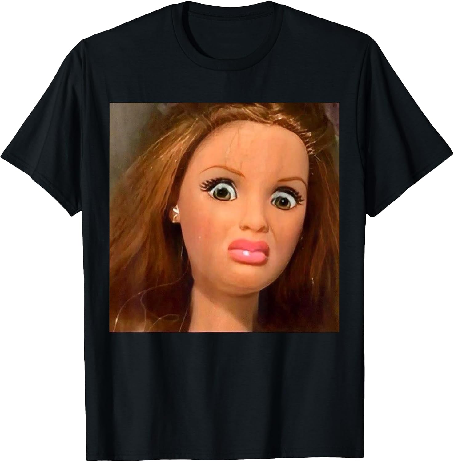 Funny Doll Face Meme Expression Hilarious Sarcastic - Adult & Kids T-Shirts, Sweatshirts & Hoodies apparel design preview 1