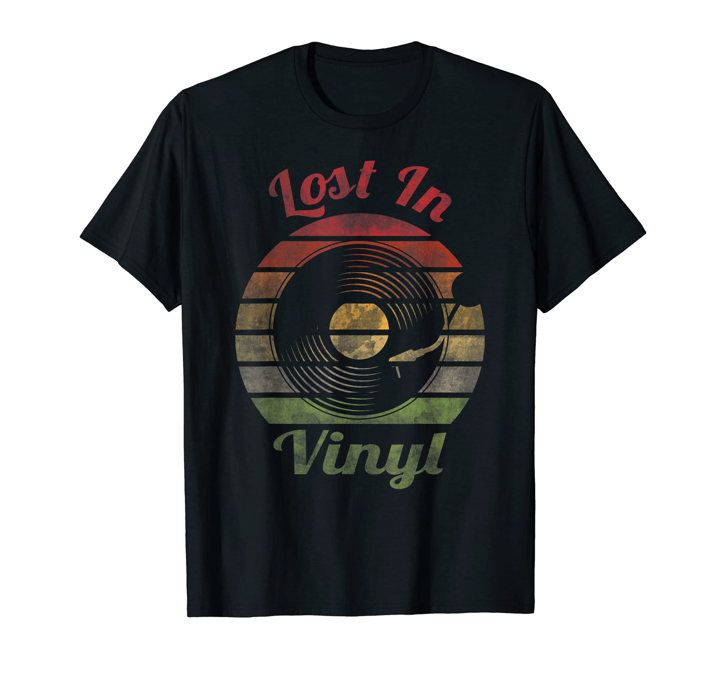 Lost Vinyl Record Player T-Shirt - Custom Art Print for Adults - T-Shirt, Sweatshirt, Hoodie