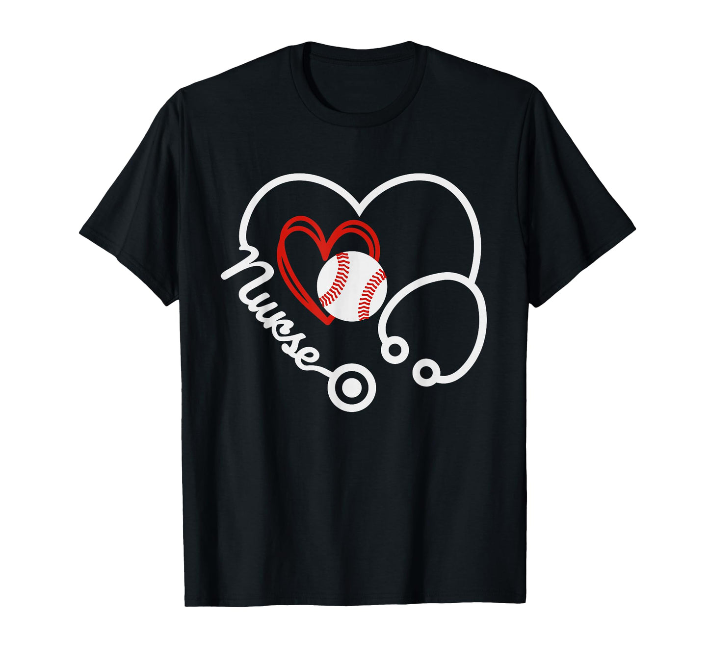 Nurses Love Baseball T-Shirt - Fun Novelty Design for Adults - T-Shirt, Sweatshirt, Hoodie