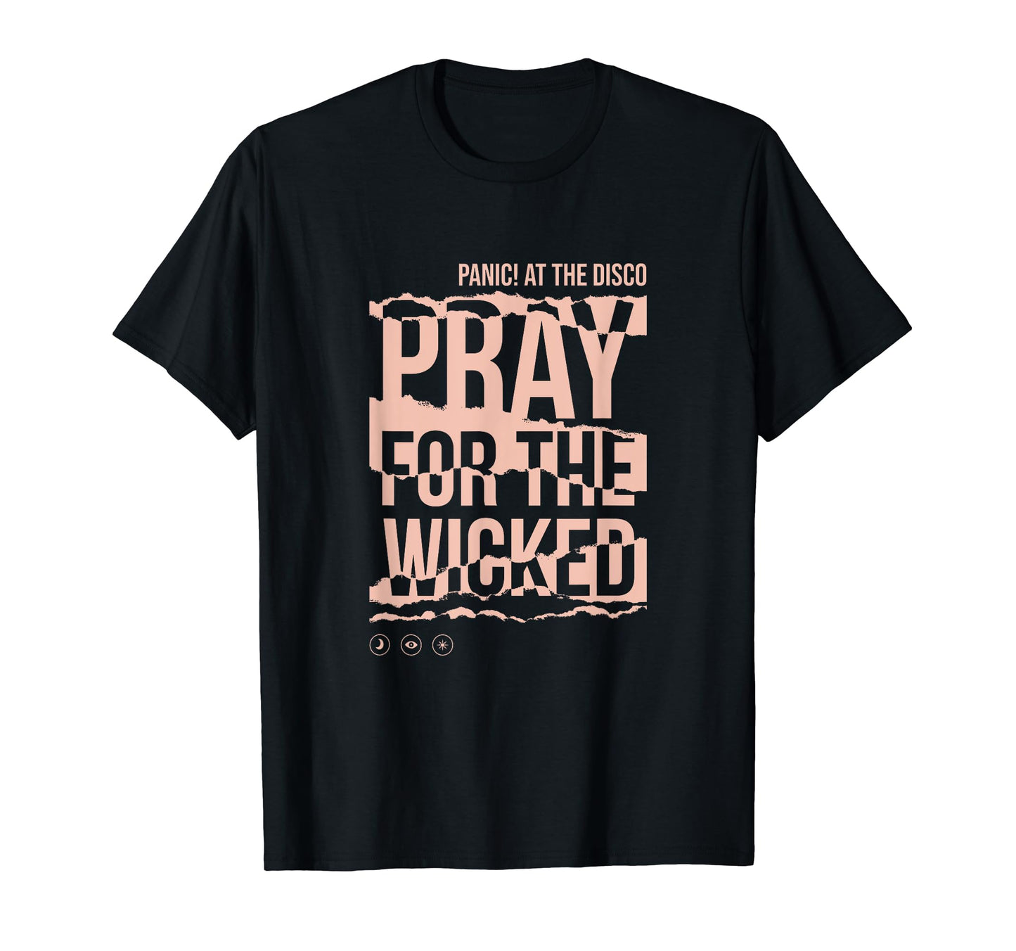 Panic Disco Ripped Name T-Shirt - Casual Everyday Wear Men Women - T-Shirt, Sweatshirt, Hoodie