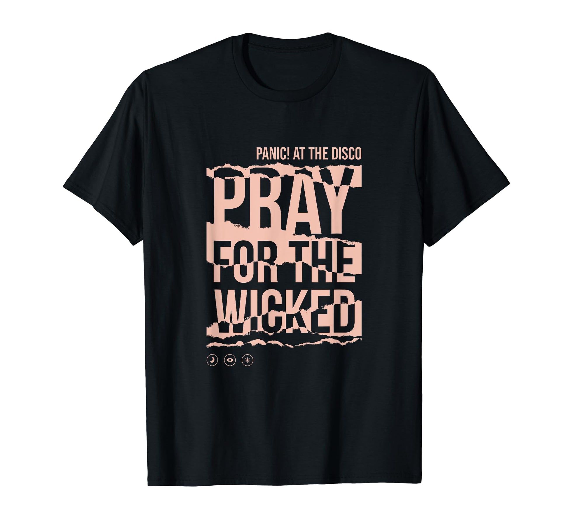Panic Disco Ripped Name T-Shirt - Casual Everyday Wear Men Women - T-Shirt, Sweatshirt, Hoodie