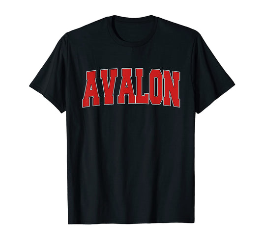 Avalon Ca California Varsity Usa T-Shirt - Aesthetic Graphic Men Women - T-Shirt, Sweatshirt, Hoodie