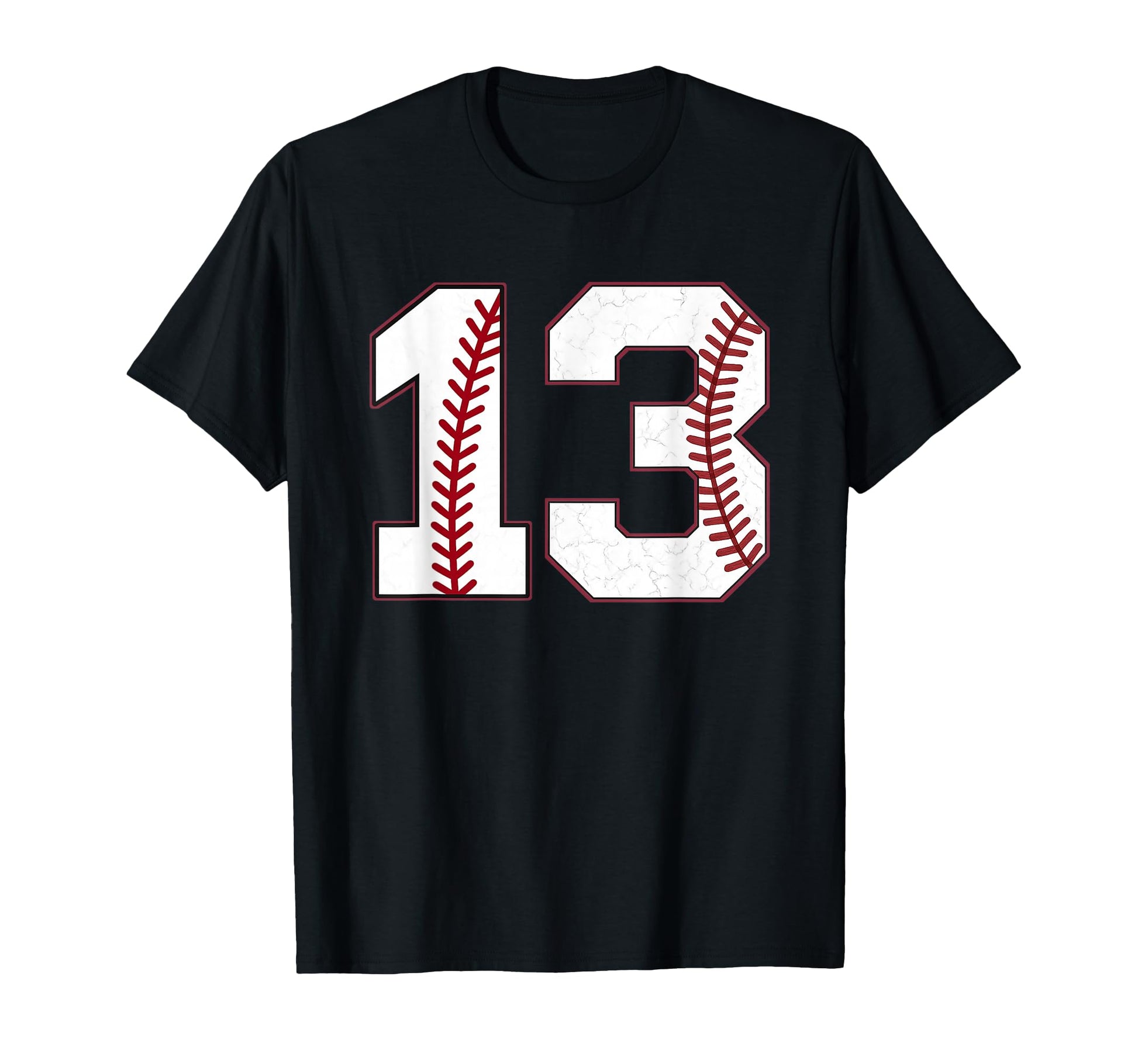 Baseball Number 13 Jersey Sports T-Shirt - Fun Novelty Design for Adults - T-Shirt, Sweatshirt, Hoodie