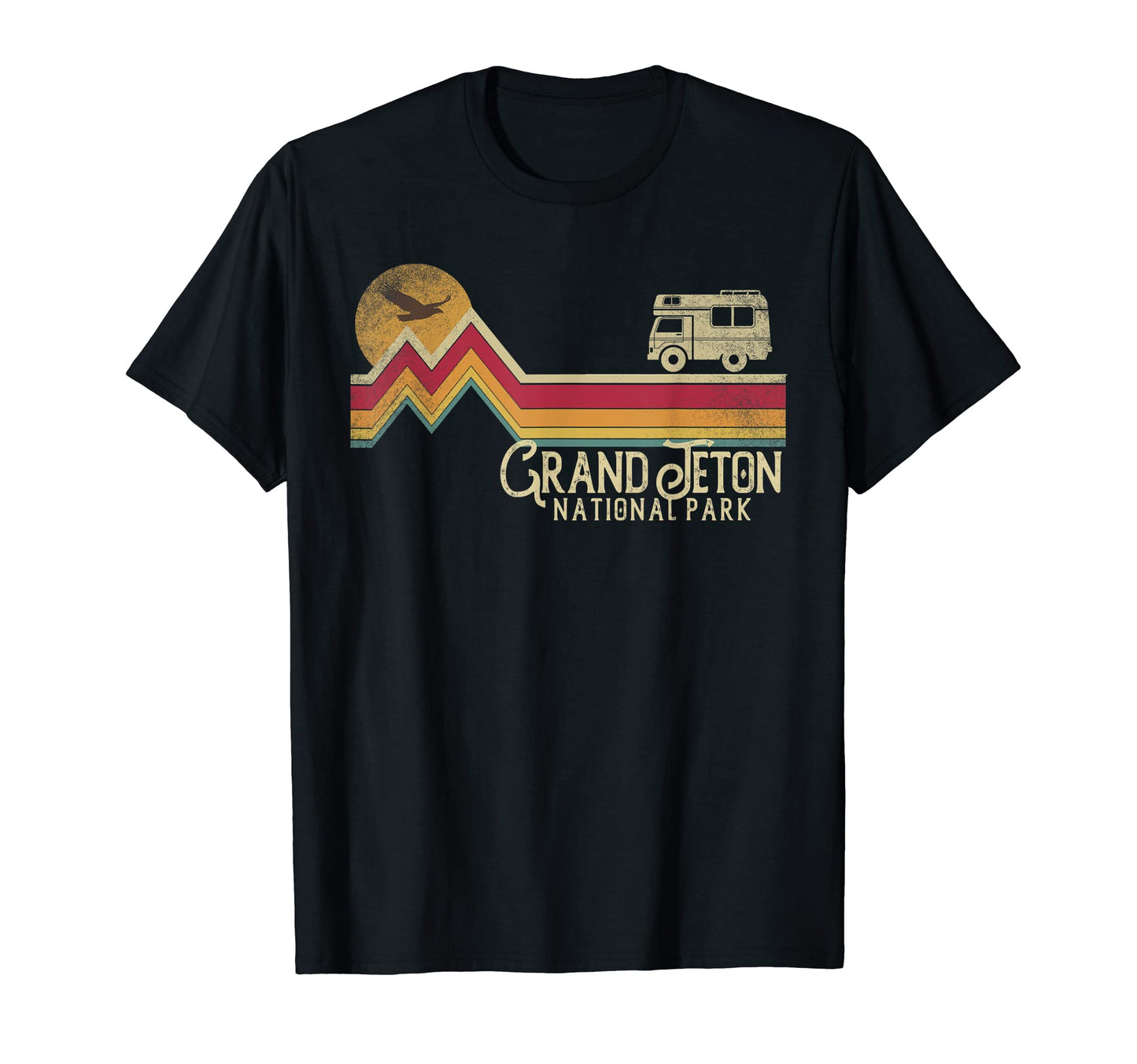 Grand Teton National Park Mountain T-Shirt - Minimalist Print Unisex - T-Shirt, Sweatshirt, Hoodie