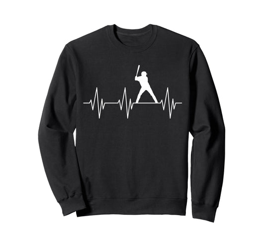 Baseball Batter Player Baseball Sweatshirt - Unique Graphic for Adults - T-Shirt, Sweatshirt, Hoodie