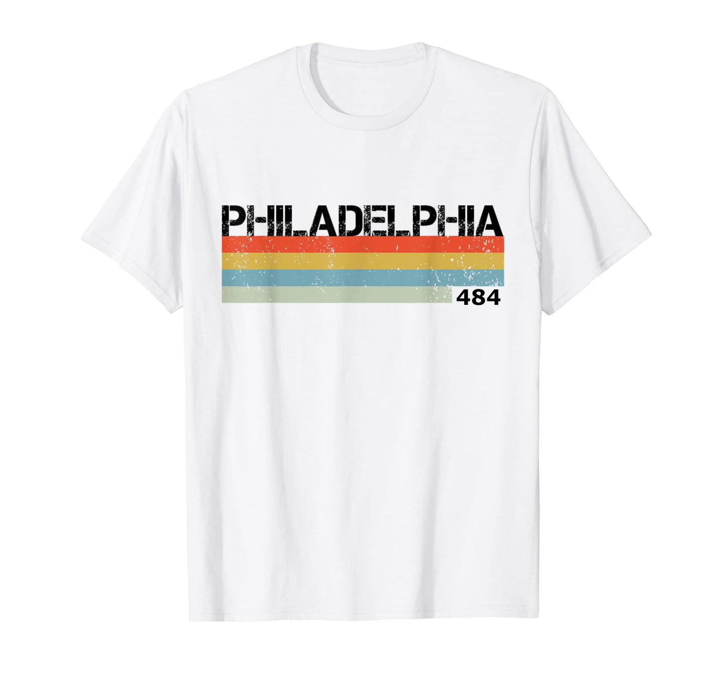 Philadelphia 80S Stripes T-Shirt - Casual Everyday Wear for Adults - T-Shirt, Sweatshirt, Hoodie