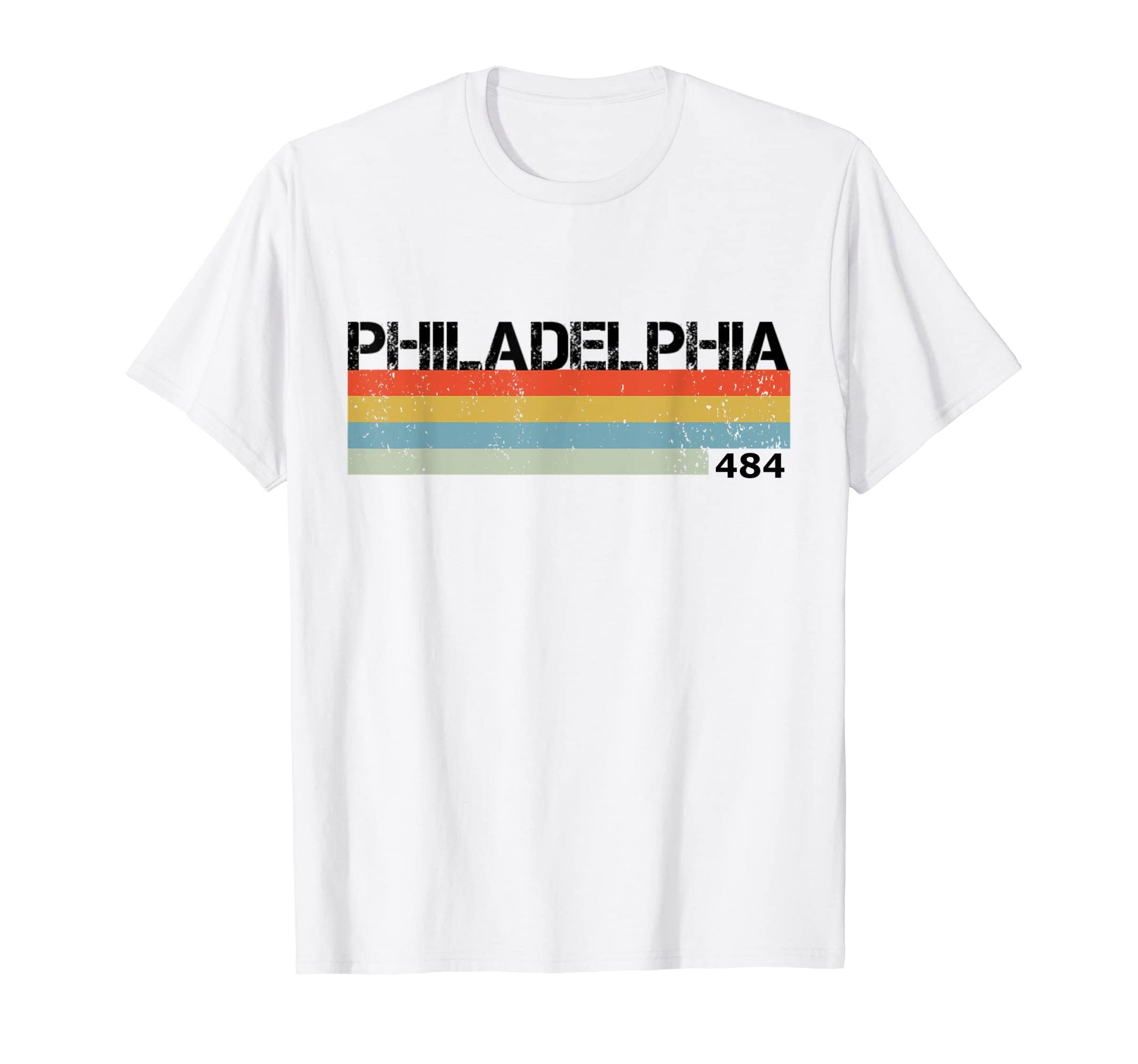 Philadelphia 80S Stripes T-Shirt - Casual Everyday Wear for Adults - T-Shirt, Sweatshirt, Hoodie