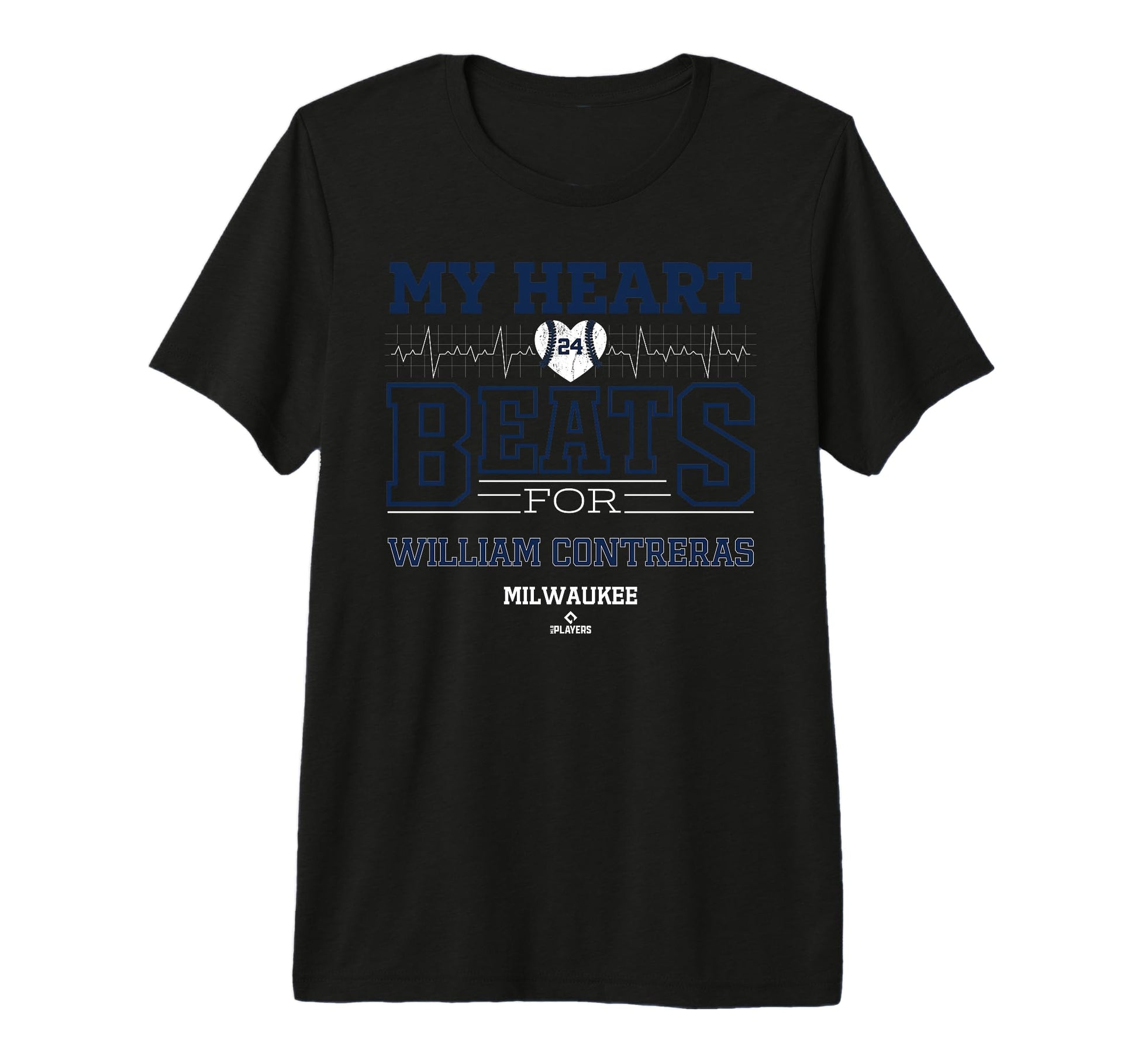 My Heart Beats William Contreras T-Shirt - Custom Art Print for Adults - T-Shirt, Sweatshirt, Hoodie