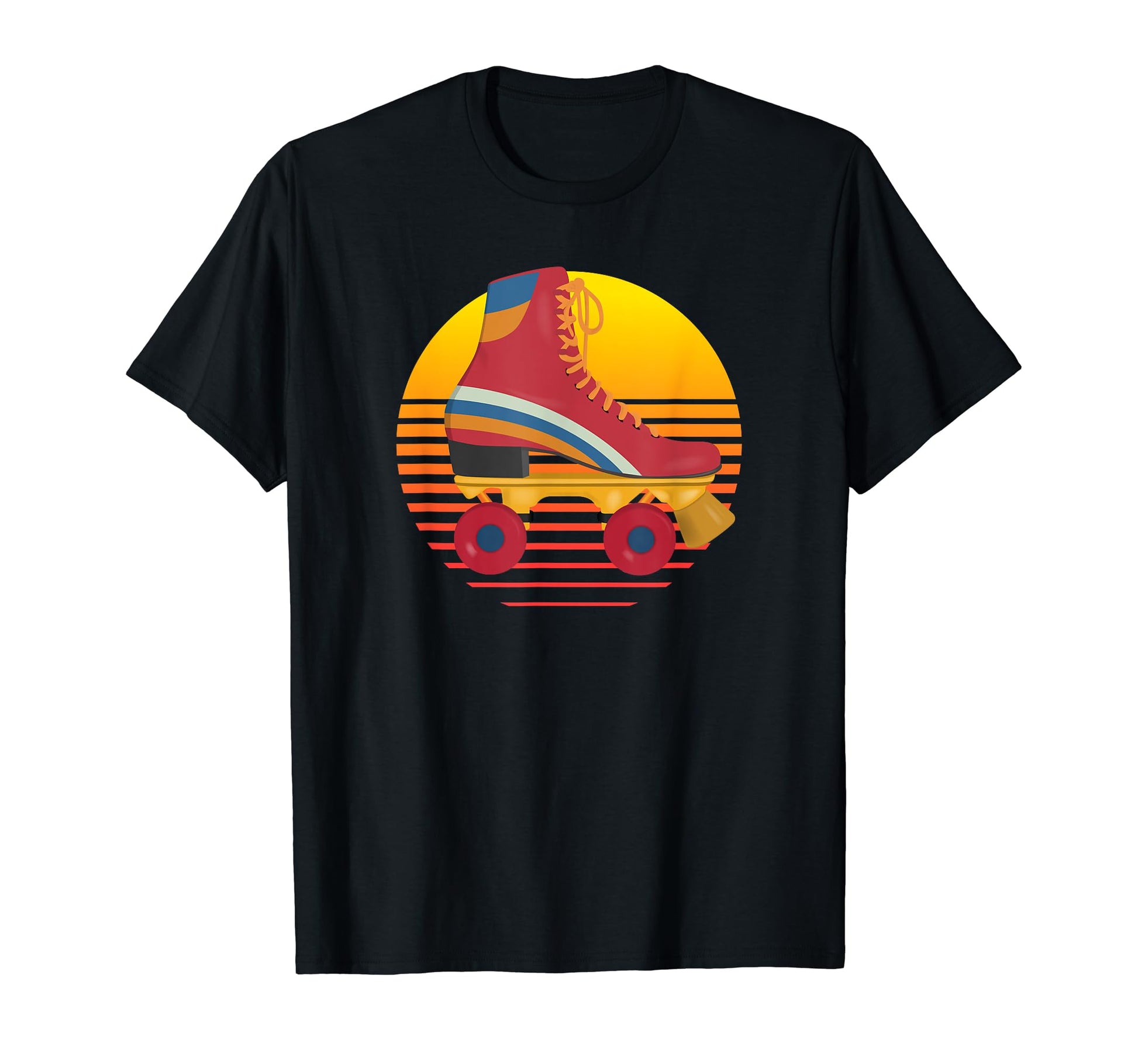 Roller Skate Disco 70S 80S Derby T-Shirt - Minimalist Print Men Women - T-Shirt, Sweatshirt, Hoodie