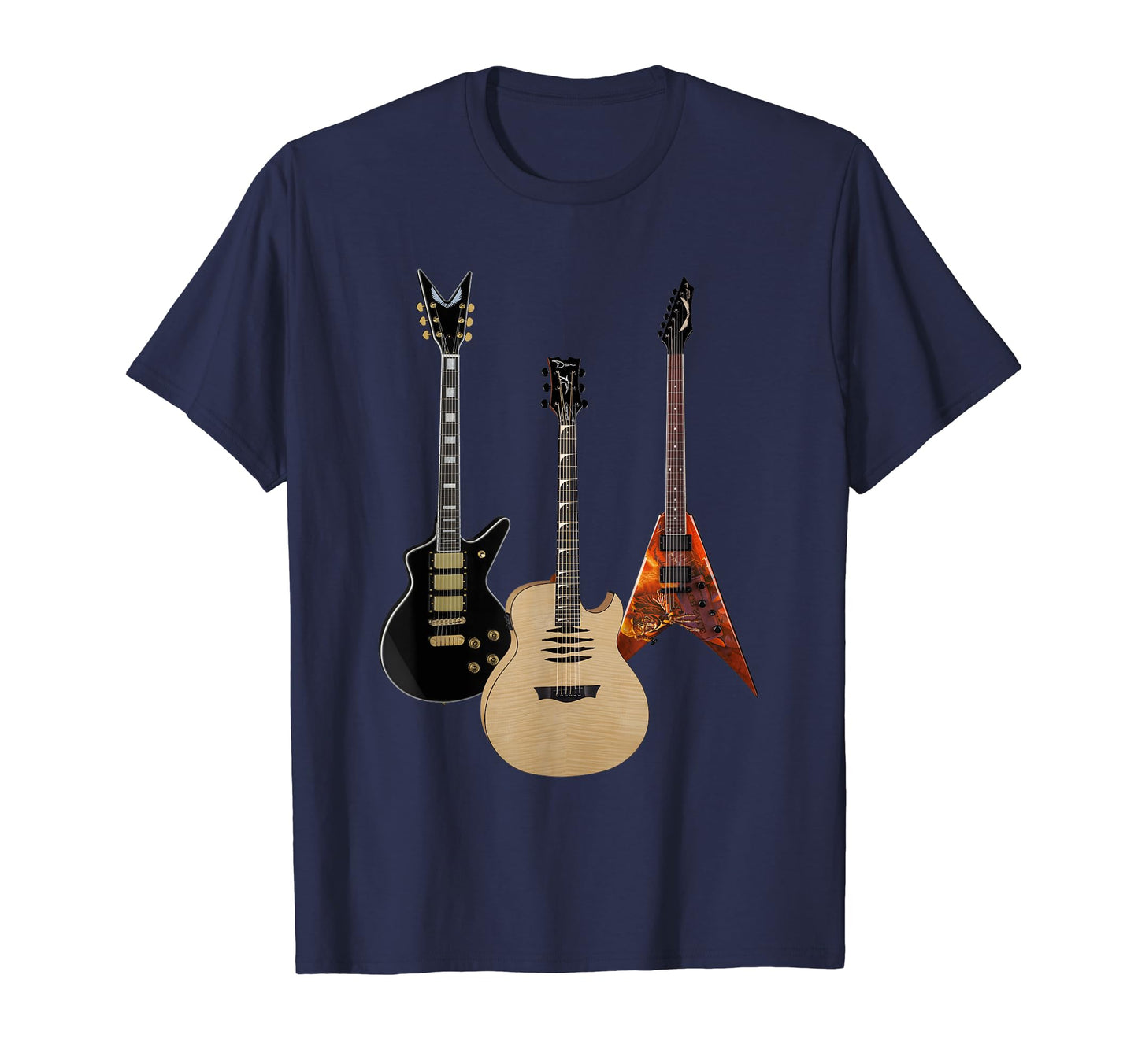 Acoustic And Electric Guitars Rock T-Shirt - Fun Novelty Design Unisex - T-Shirt, Sweatshirt, Hoodie