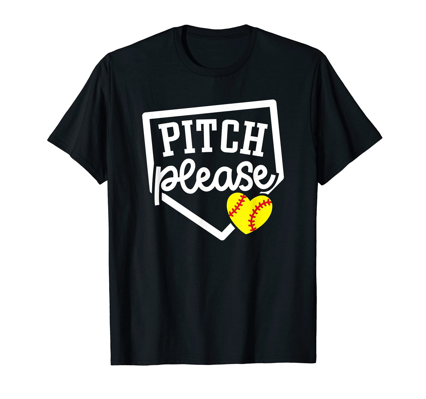 Pitch Please Softball Pitcher T-Shirt - Aesthetic Graphic Men Women - T-Shirt, Sweatshirt, Hoodie