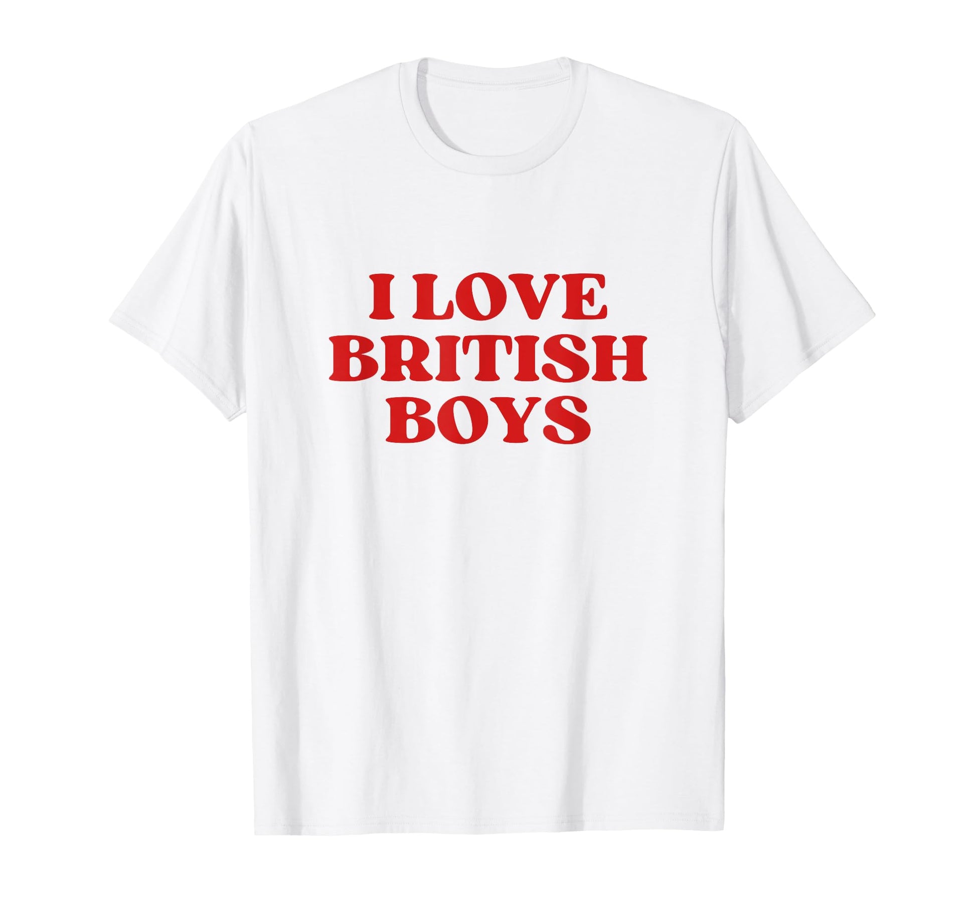 I Love British Y2K Aesthetic T-Shirt - Custom Art Print Men Women - T-Shirt, Sweatshirt, Hoodie