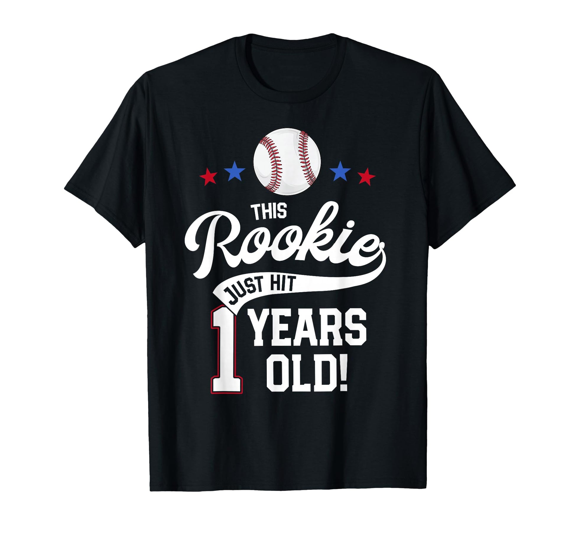 Baseball Birthday Party This Rookie T-Shirt - Unique Graphic Men Women - T-Shirt, Sweatshirt, Hoodie