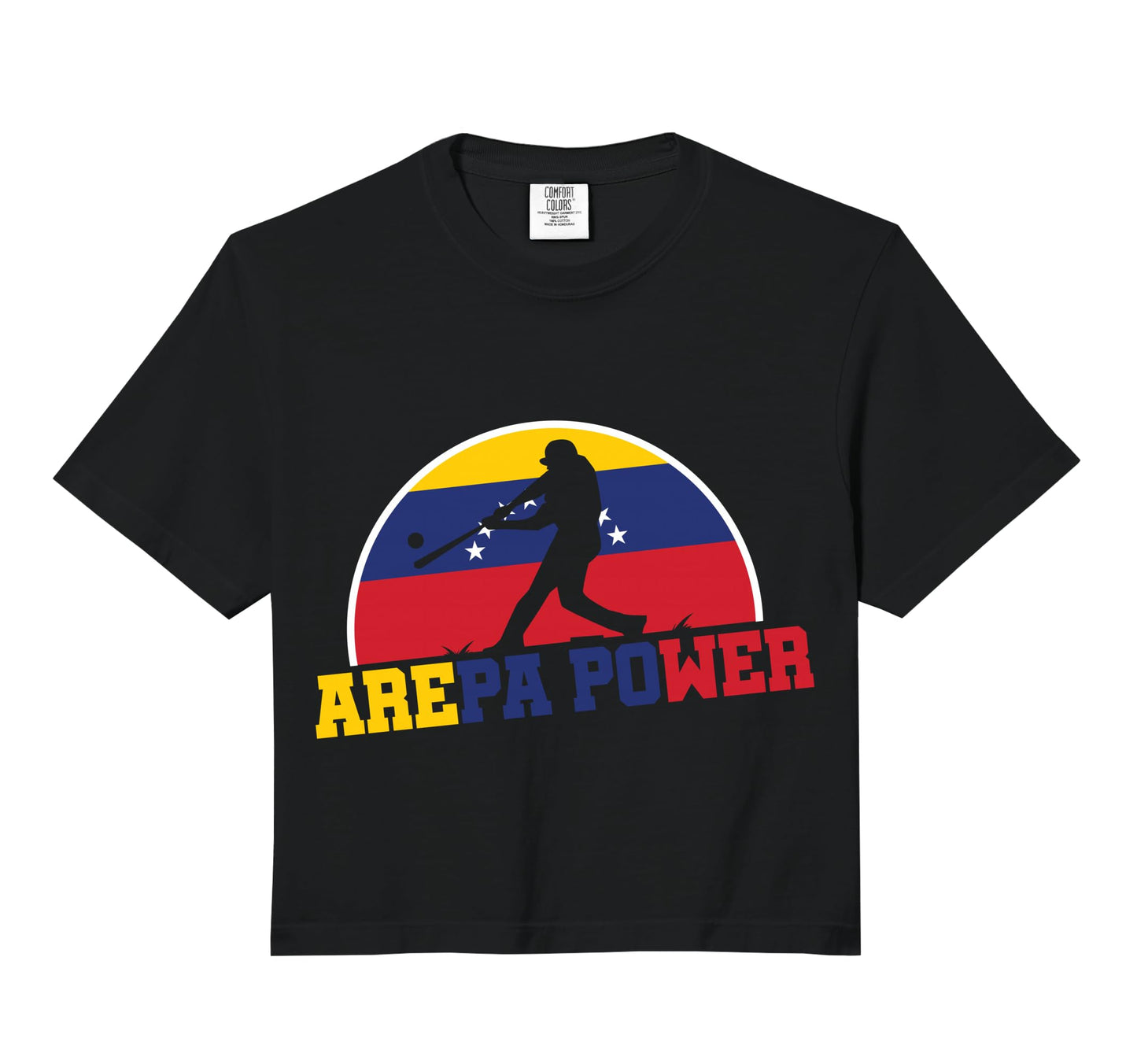 Venezuela Arepa Power Baseball Hoodie - Casual Everyday Wear for Adults - T-Shirt, Sweatshirt, Hoodie