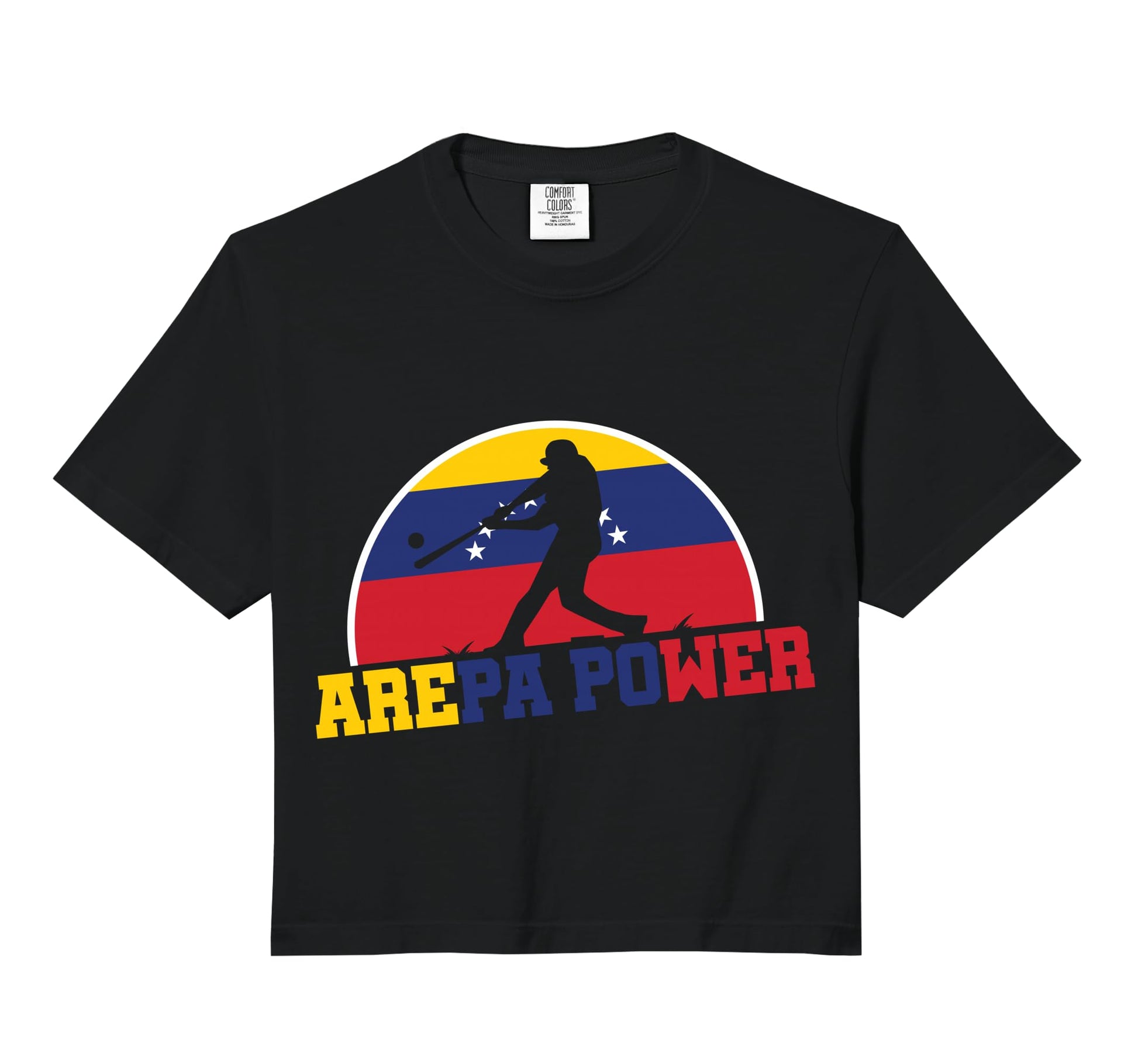 Venezuela Arepa Power Baseball Hoodie - Casual Everyday Wear for Adults - T-Shirt, Sweatshirt, Hoodie