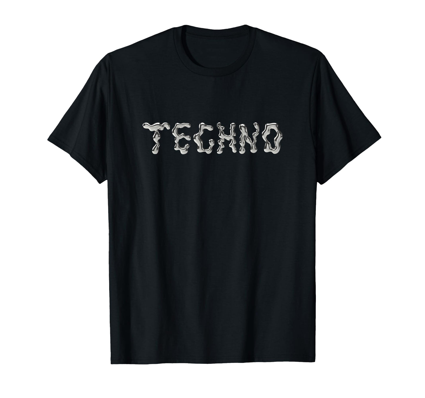 Techno Liquid Abstract Fluid Aesthetic T-Shirt - Unique Graphic for Adults - T-Shirt, Sweatshirt, Hoodie