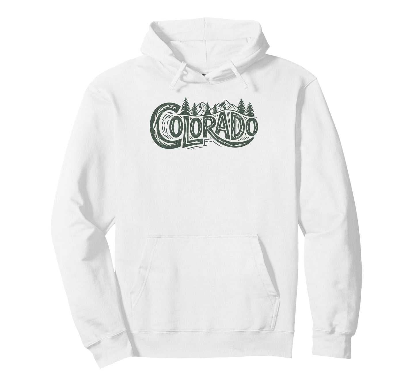 Colorado Mountains Nature Hiking Hoodie - Casual Everyday Wear for Adults - T-Shirt, Sweatshirt, Hoodie