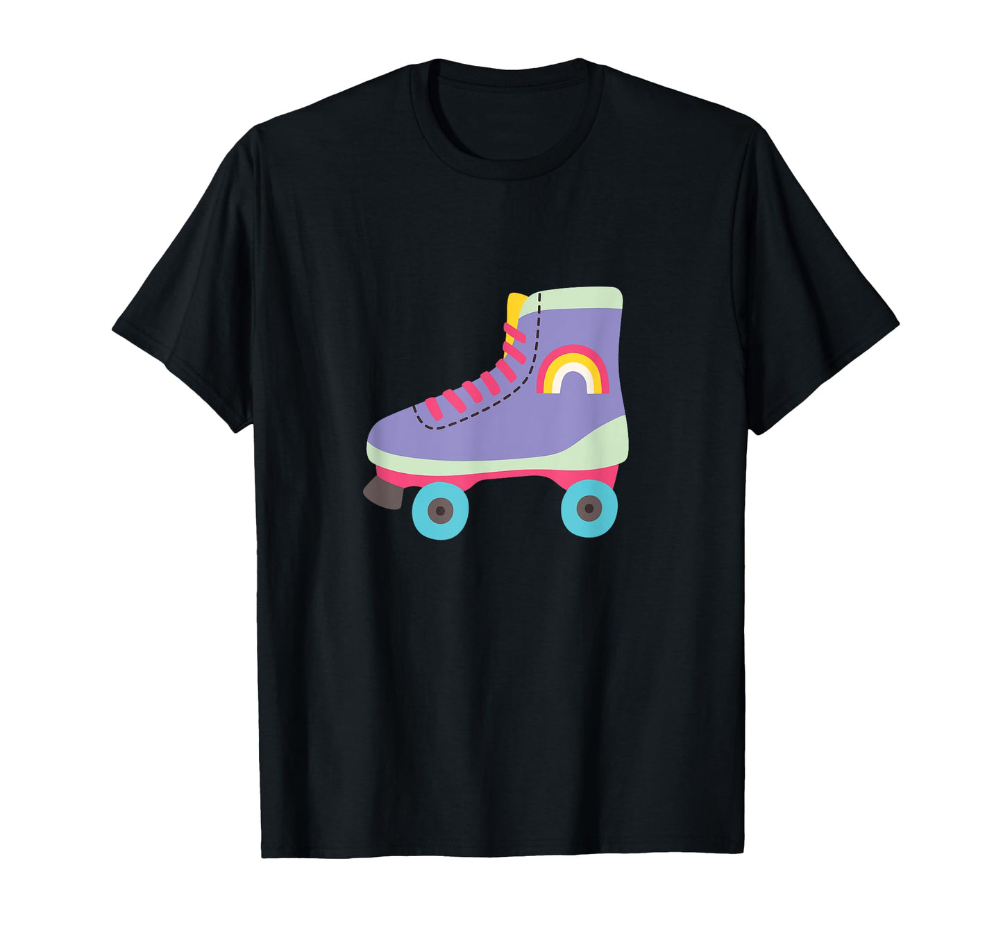 Colorful Roller Skate Art T-Shirt - Aesthetic Graphic Unisex - T-Shirt, Sweatshirt, Hoodie
