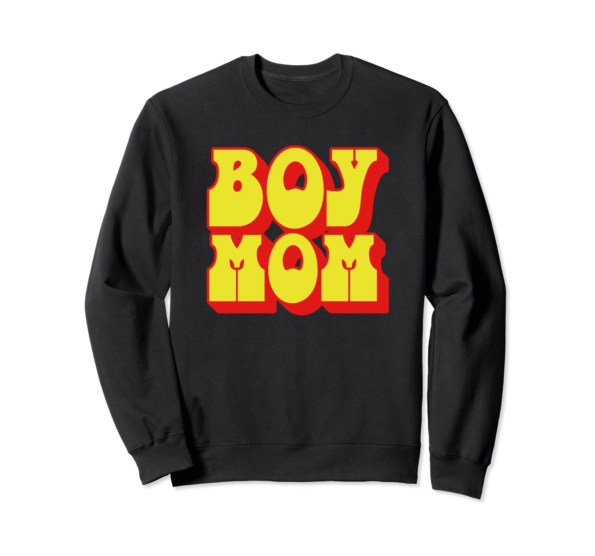 Mom 70S Typography Mothers Sons Sweatshirt - Graphic Print Unisex - T-Shirt, Sweatshirt, Hoodie