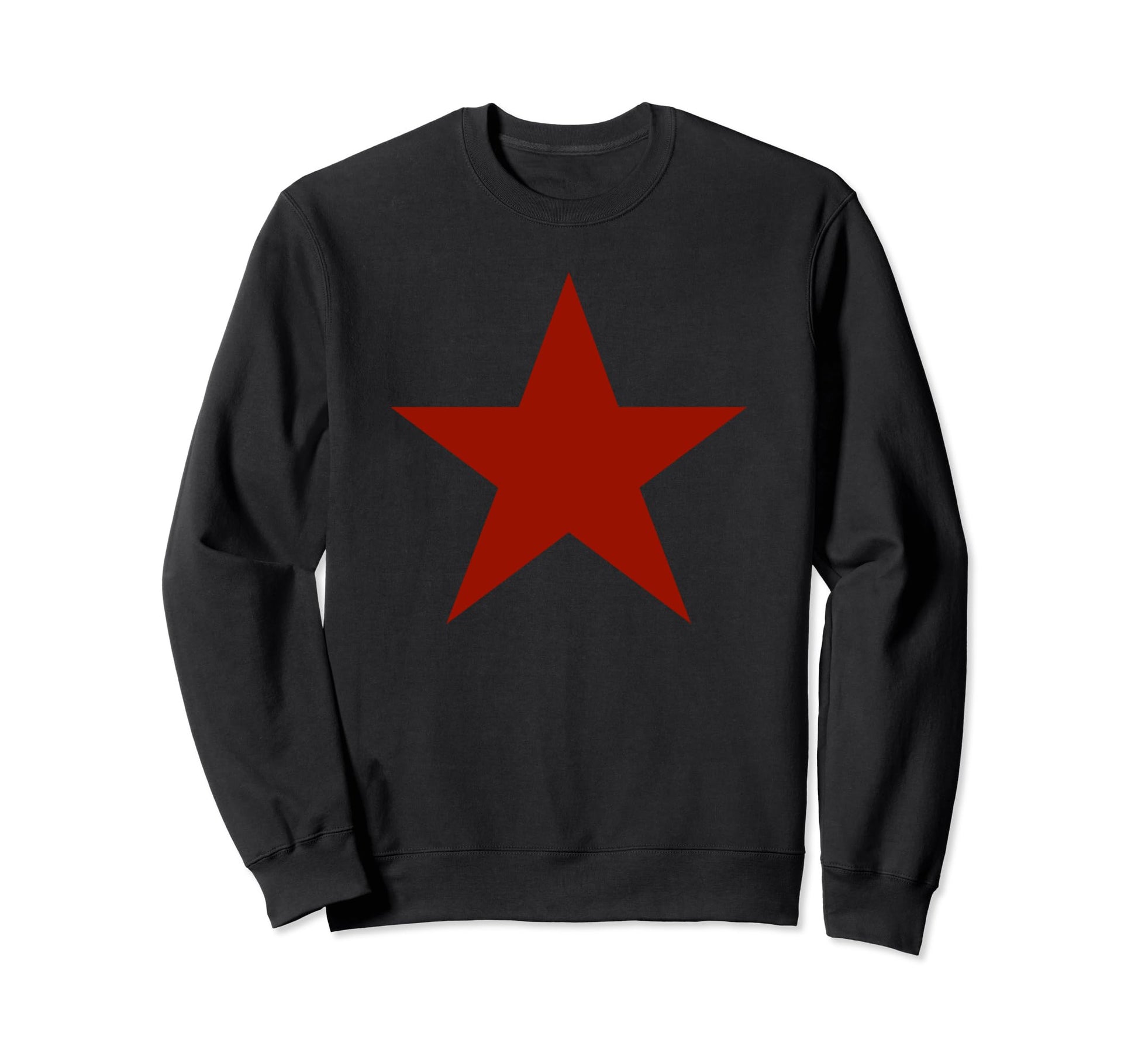 Y2K Red Star Black Front Mcbling Sweatshirt - Fun Novelty Design Men Women - T-Shirt, Sweatshirt, Hoodie