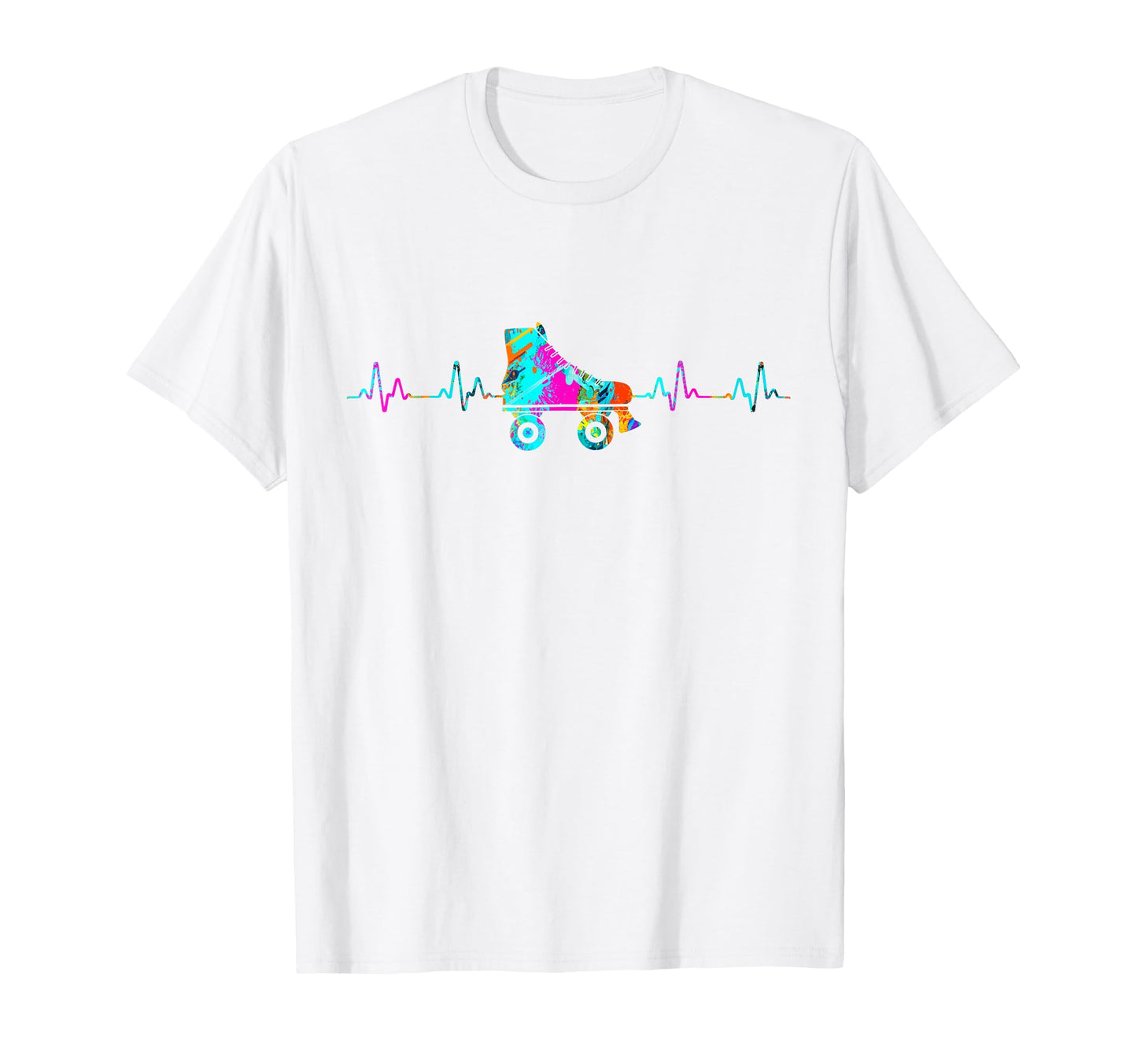 Roller Skating Skate Heartbeat T-Shirt - Custom Art Print for Adults - T-Shirt, Sweatshirt, Hoodie