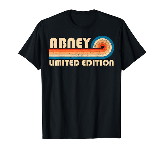 Abney 70S 80S Sunset Stripe T-Shirt - Novelty Apparel for Adults - T-Shirt, Sweatshirt, Hoodie