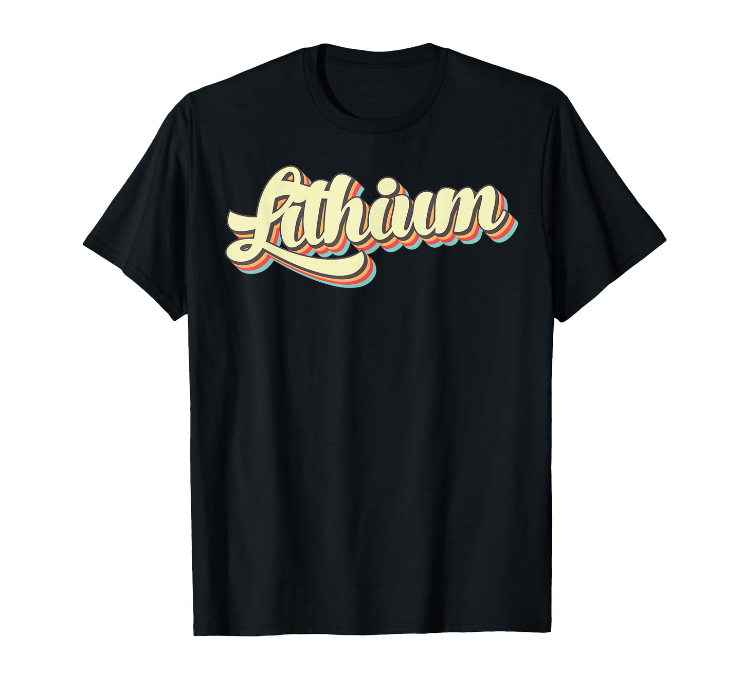 Lithium Art Baseball Font T-Shirt - Casual Everyday Wear Men Women - T-Shirt, Sweatshirt, Hoodie