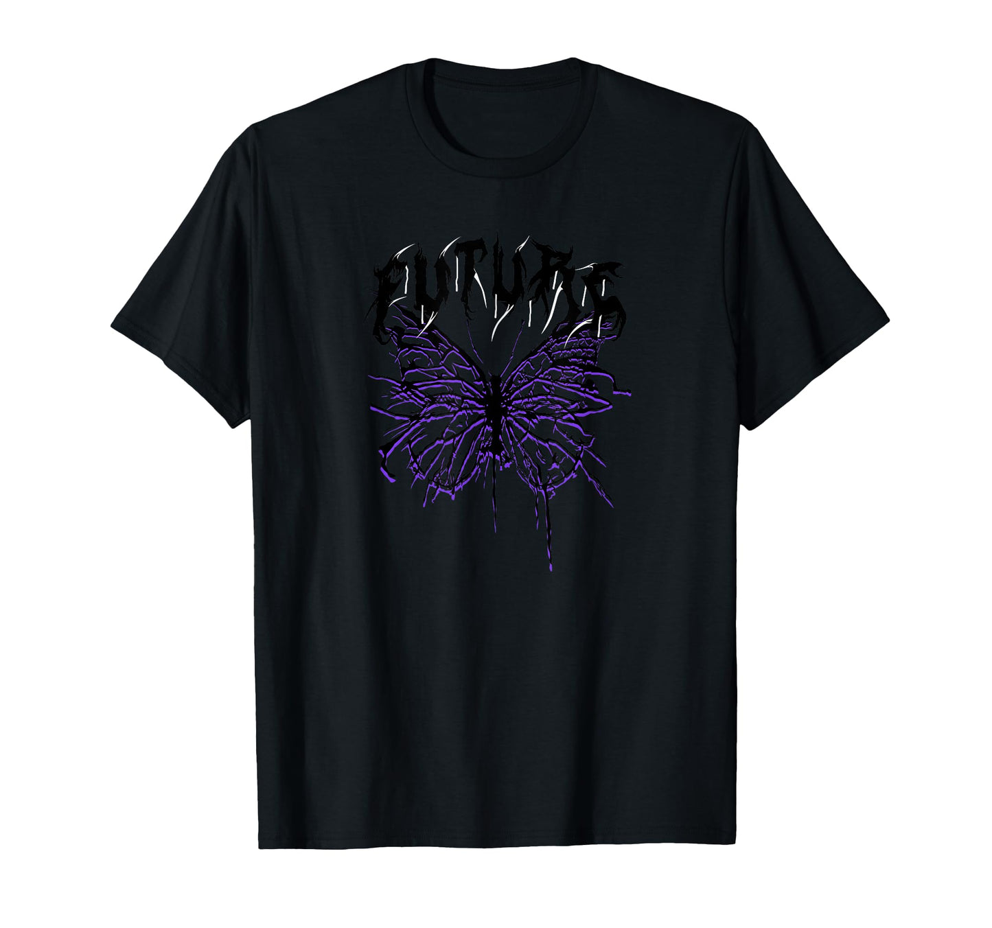 Butterfly Future Y2K Grunge Aesthetic T-Shirt - Aesthetic Graphic Men Women - T-Shirt, Sweatshirt, Hoodie