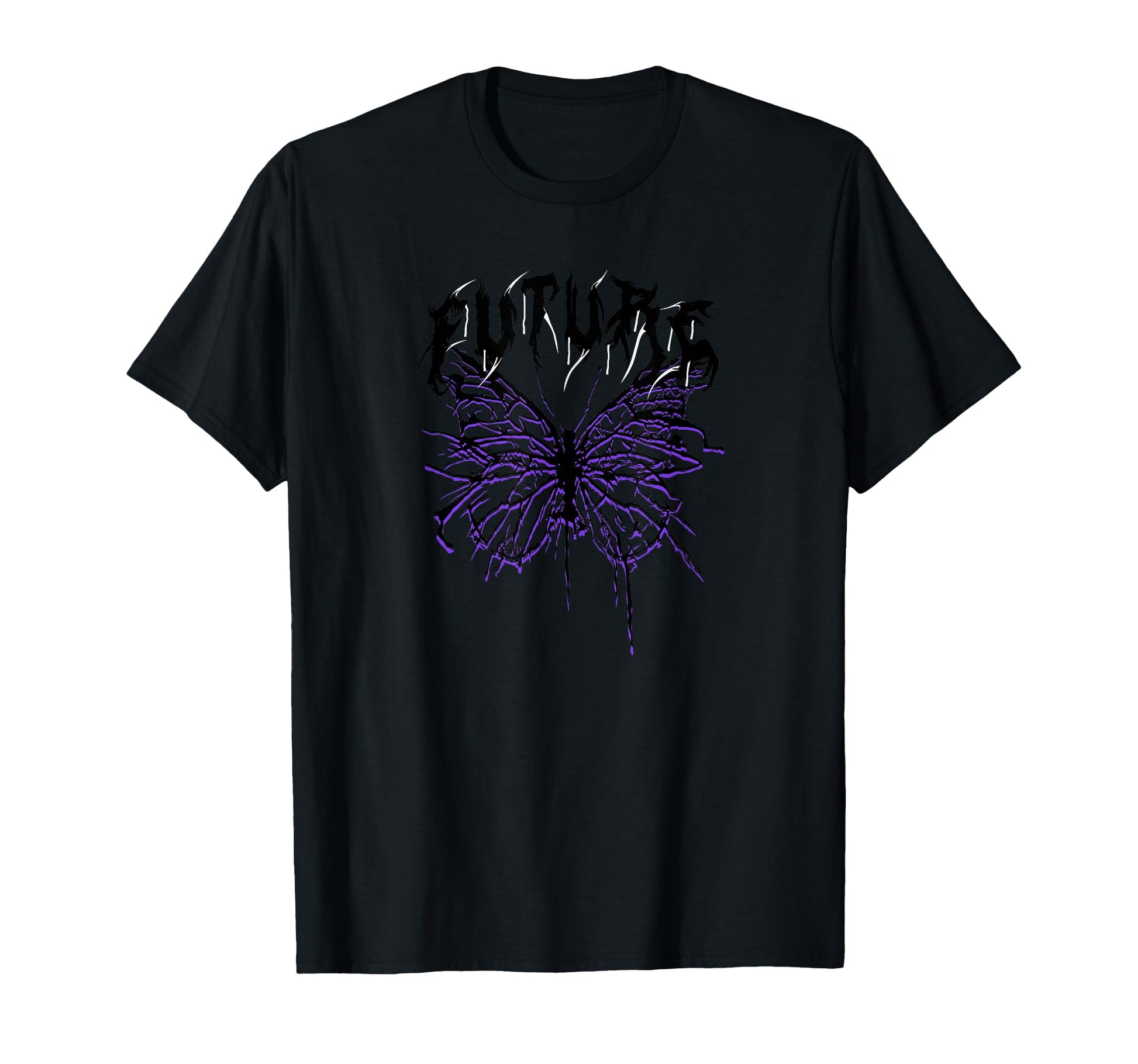 Butterfly Future Y2K Grunge Aesthetic T-Shirt - Aesthetic Graphic Men Women - T-Shirt, Sweatshirt, Hoodie