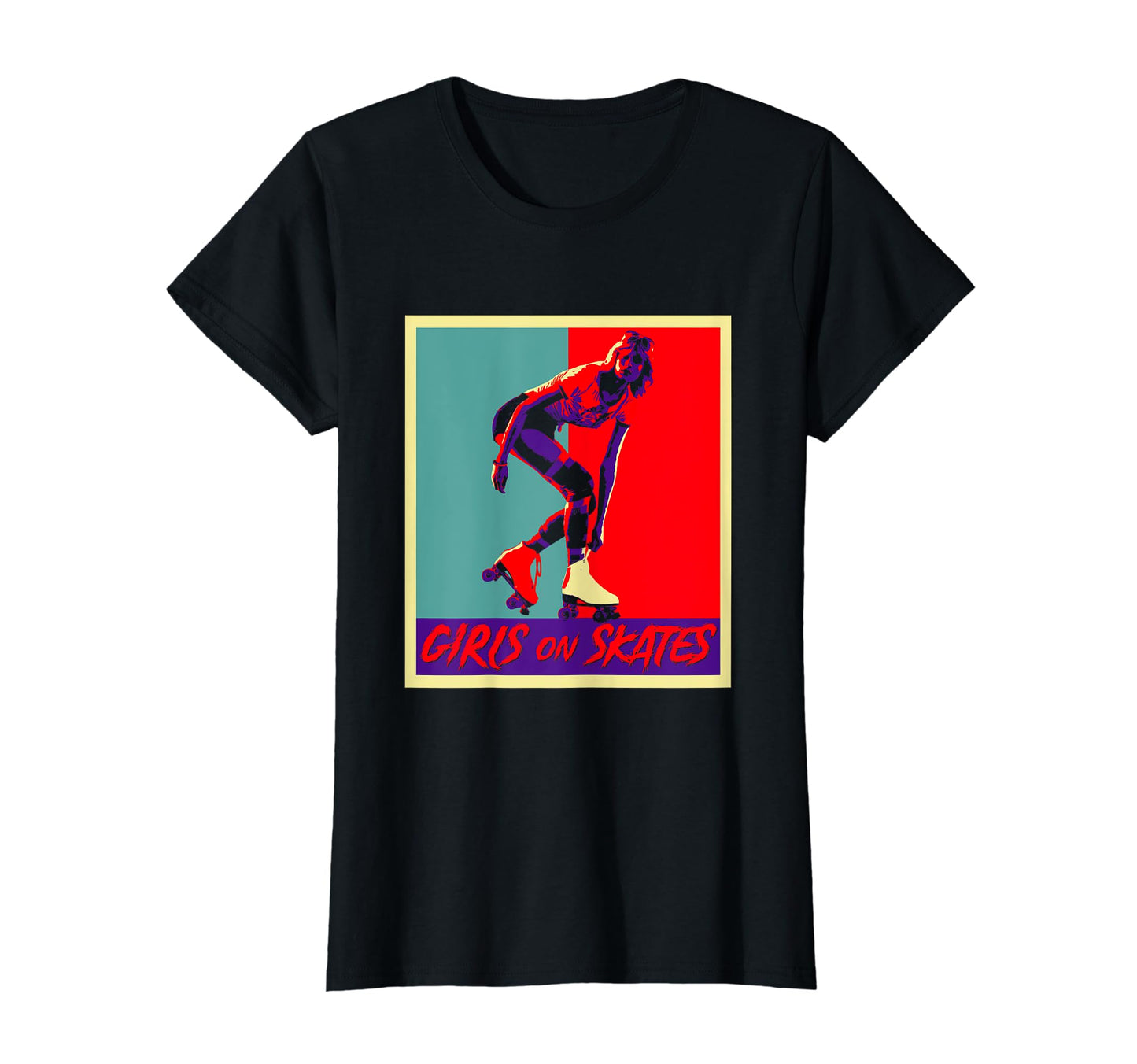 Skates Skating Derby Skater 70S T-Shirt - Casual Everyday Wear Men Women - T-Shirt, Sweatshirt, Hoodie