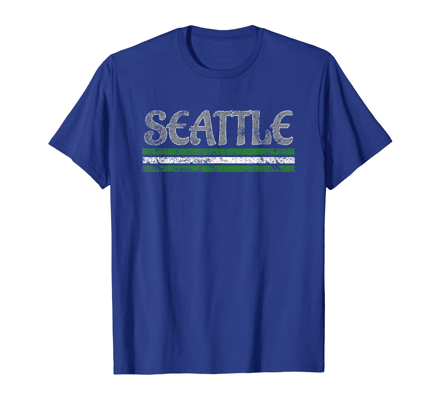 Seattle Washington Weathered Stripe T-Shirt - Graphic Print for Adults - T-Shirt, Sweatshirt, Hoodie
