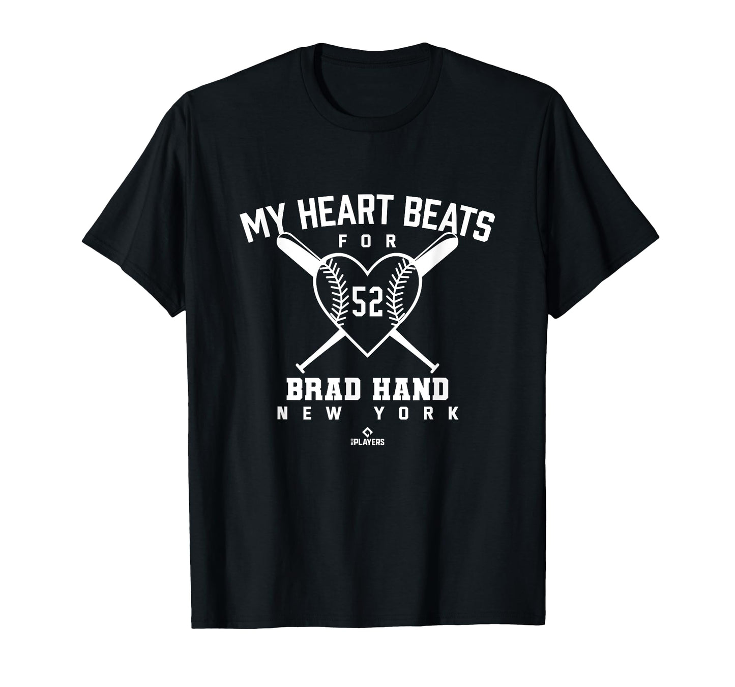 My Heart Beats Brad Hand Baseball T-Shirt - Streetwear Style Unisex - T-Shirt, Sweatshirt, Hoodie