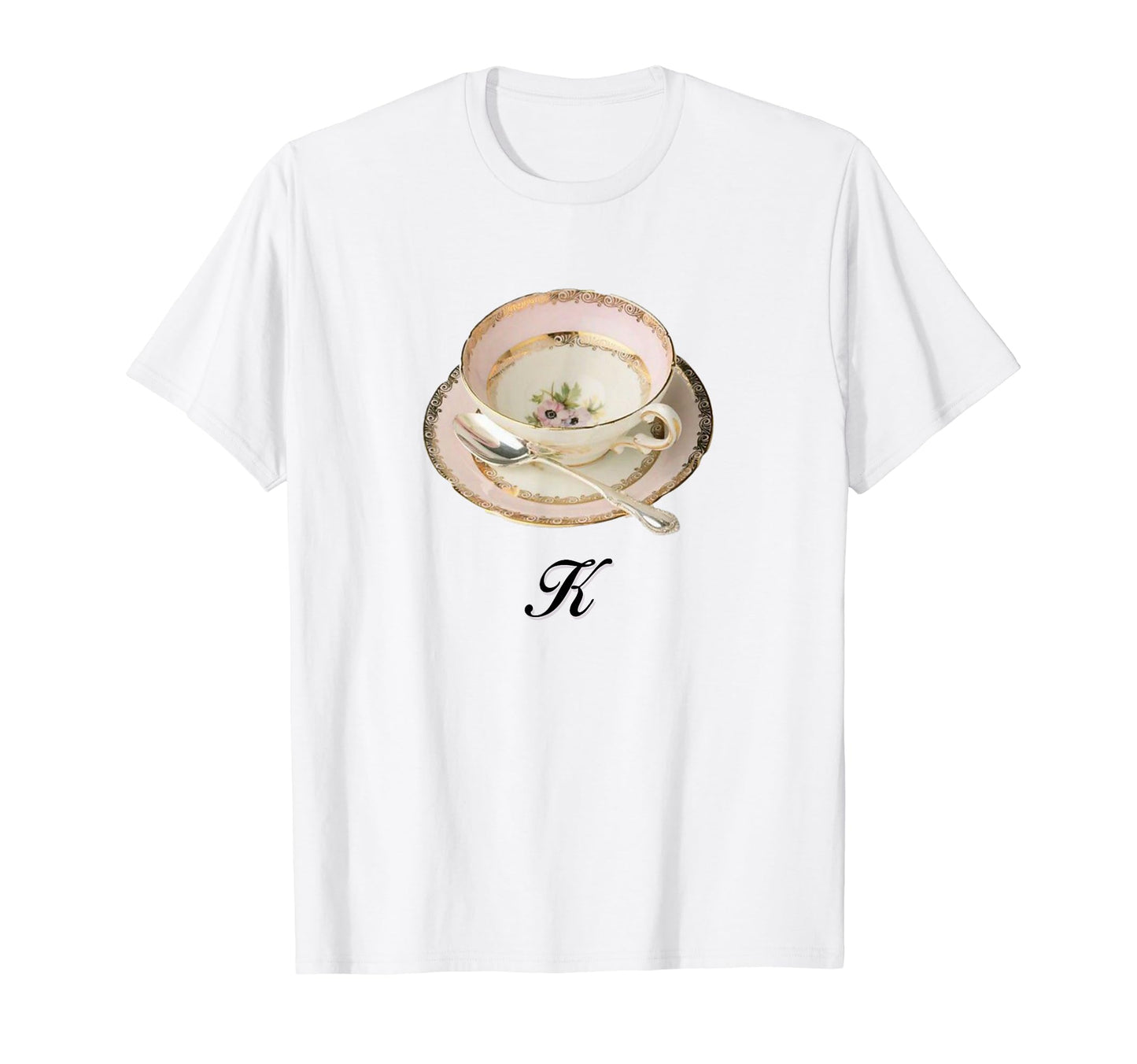 Tea K Coquette Girlcore Y2K Aesthetic T-Shirt - Minimalist Print for Adults - T-Shirt, Sweatshirt, Hoodie