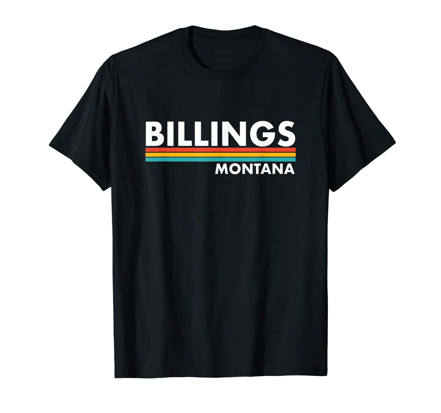Billings Montana Stripes T-Shirt - Unique Graphic for Adults - T-Shirt, Sweatshirt, Hoodie