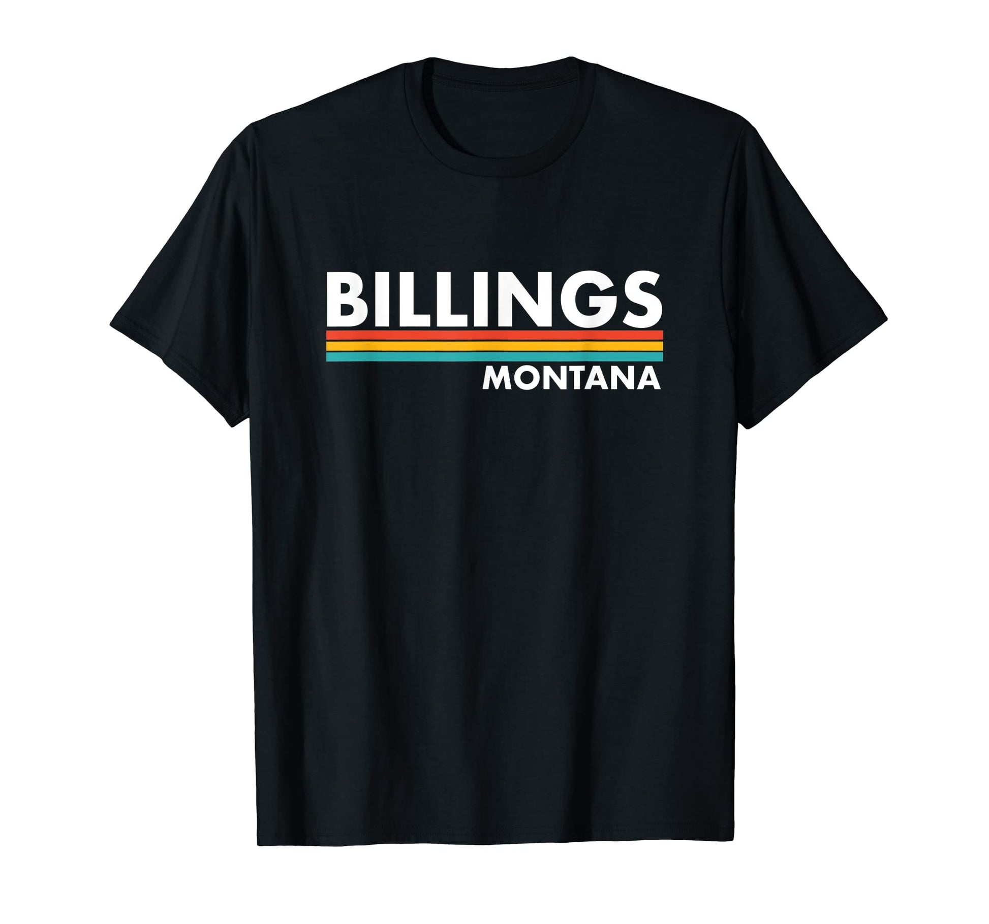 Billings Montana Stripes T-Shirt - Unique Graphic for Adults - T-Shirt, Sweatshirt, Hoodie