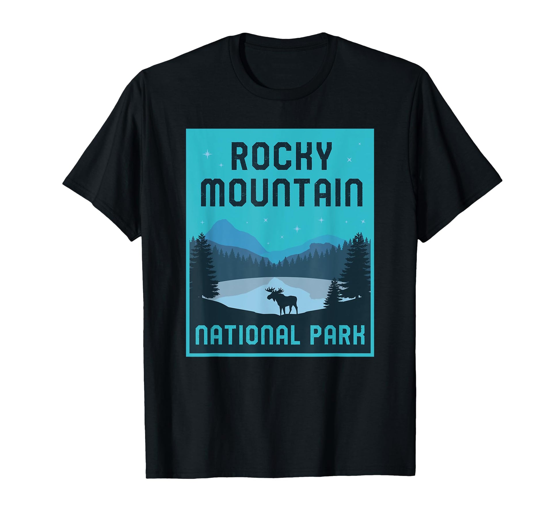 Rocky Mountain National Park T-Shirt - Custom Art Print for Adults - T-Shirt, Sweatshirt, Hoodie