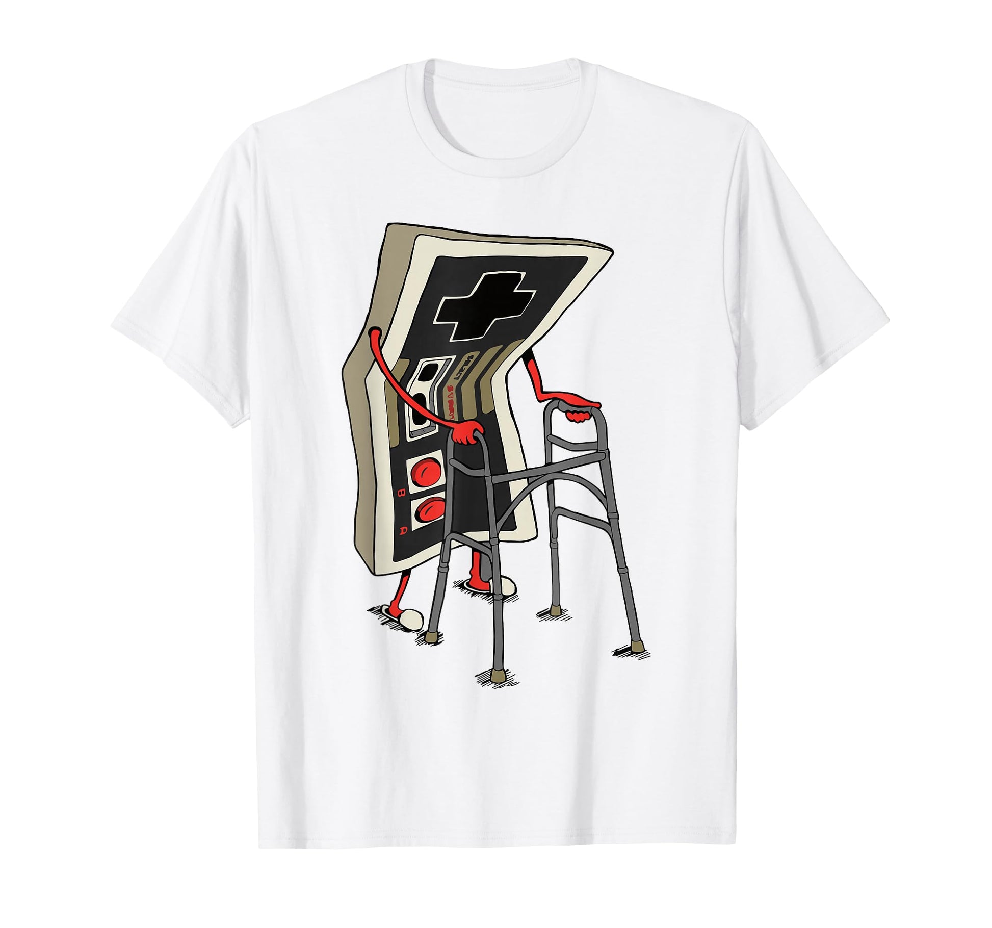 Old Gamer Gaming 80S 90S Video Game T-Shirt - Minimalist Print for Adults - T-Shirt, Sweatshirt, Hoodie