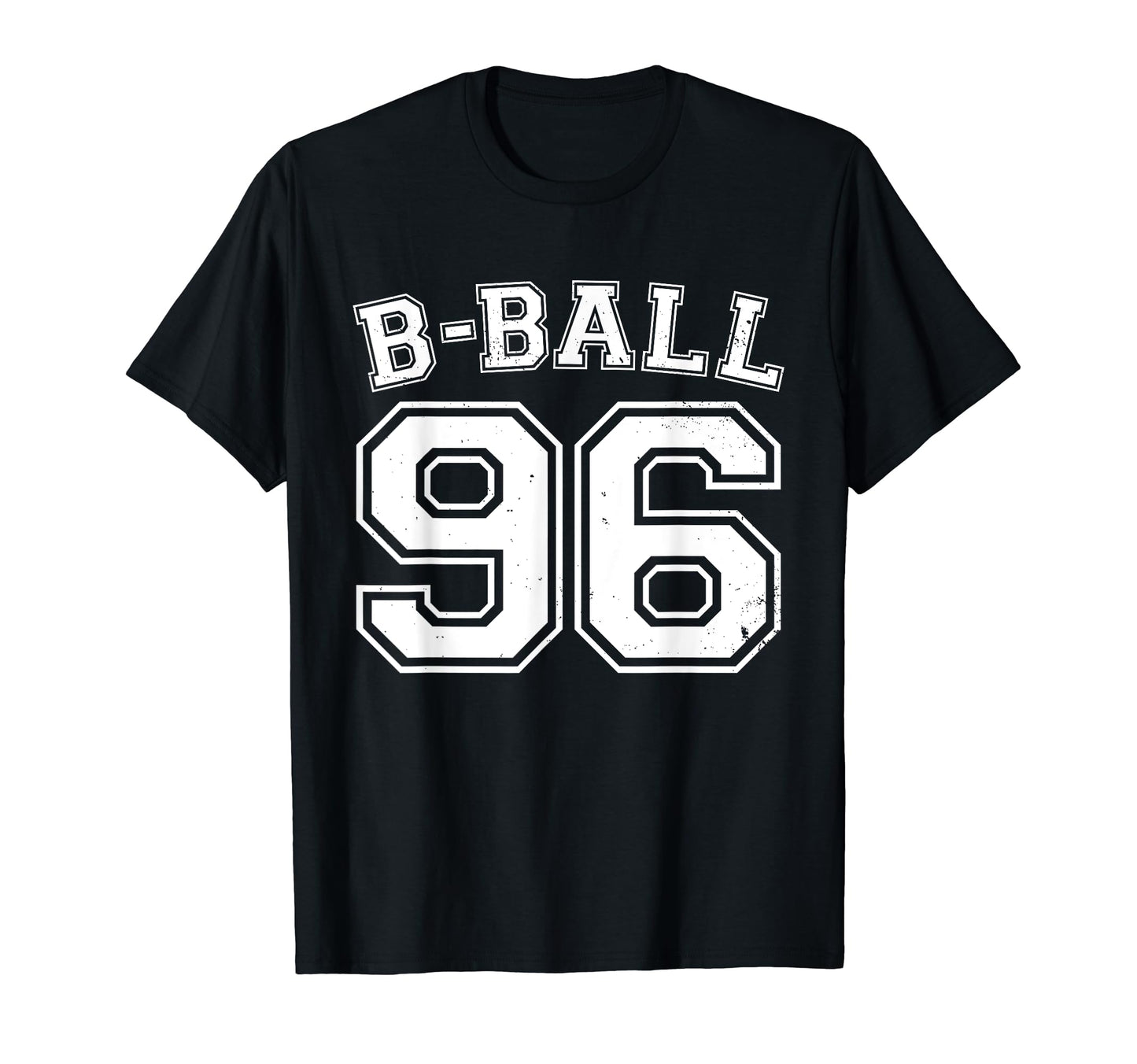B Ball Basketball Player Number 96 T-Shirt - Unique Graphic for Adults - T-Shirt, Sweatshirt, Hoodie