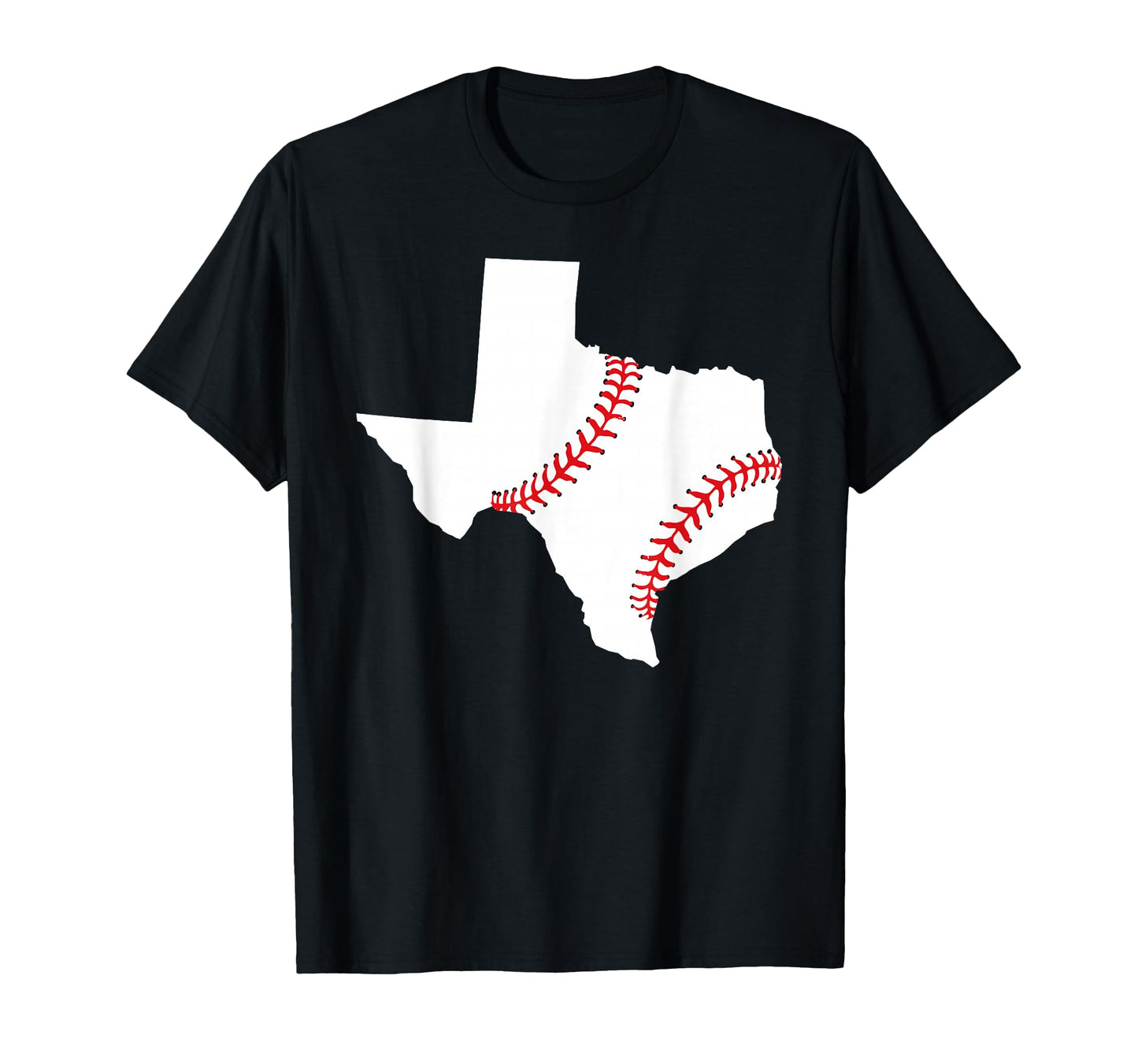 Texas Map Baseball T-Shirt - Casual Everyday Wear Unisex - T-Shirt, Sweatshirt, Hoodie