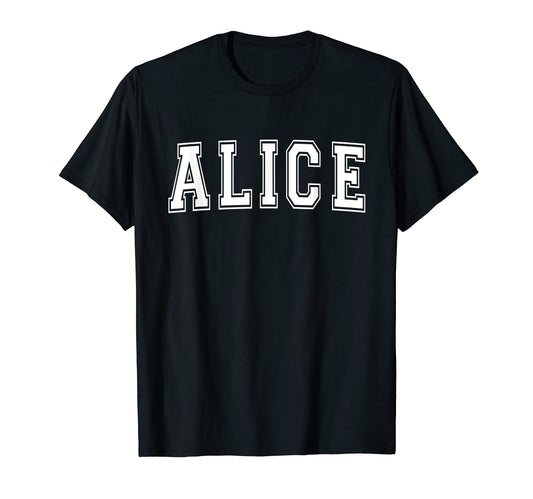 Alice Tx Texas Usa Sports Varsity T-Shirt - Fun Novelty Design Unisex - T-Shirt, Sweatshirt, Hoodie