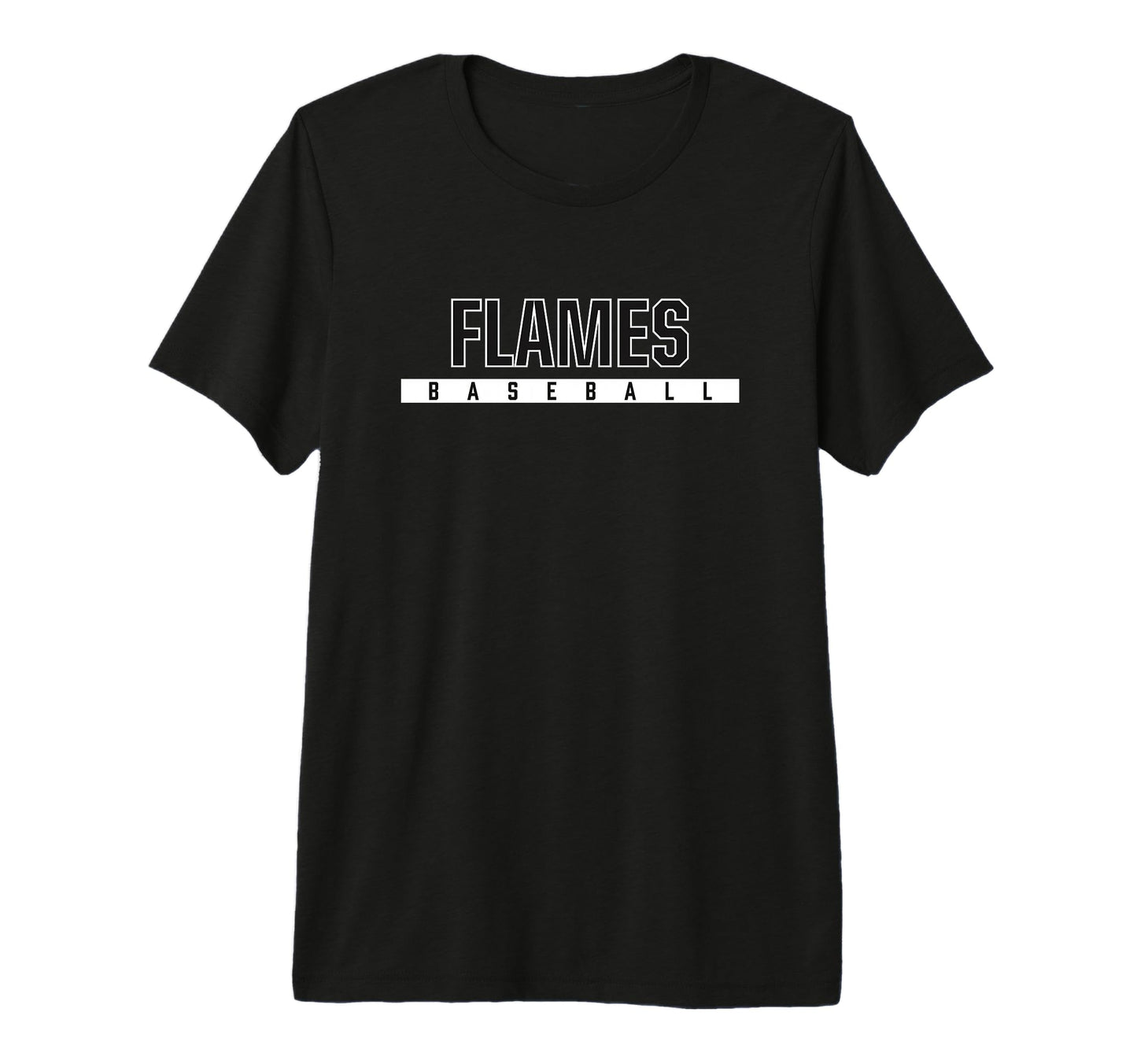 Flames Lodi High School Baseball Tri T-Shirt - Streetwear Style Unisex - T-Shirt, Sweatshirt, Hoodie