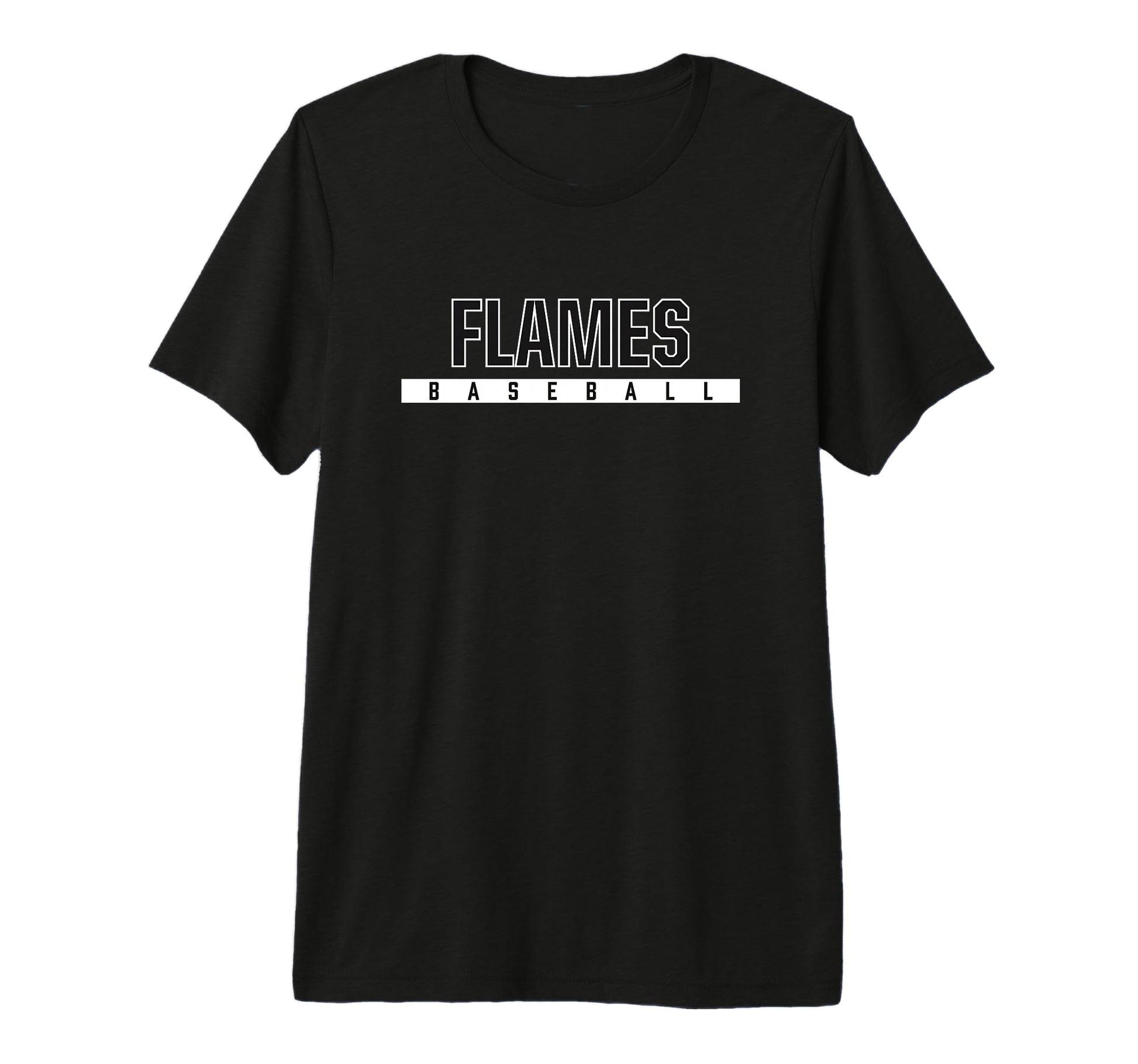 Flames Lodi High School Baseball Tri T-Shirt - Streetwear Style Unisex - T-Shirt, Sweatshirt, Hoodie