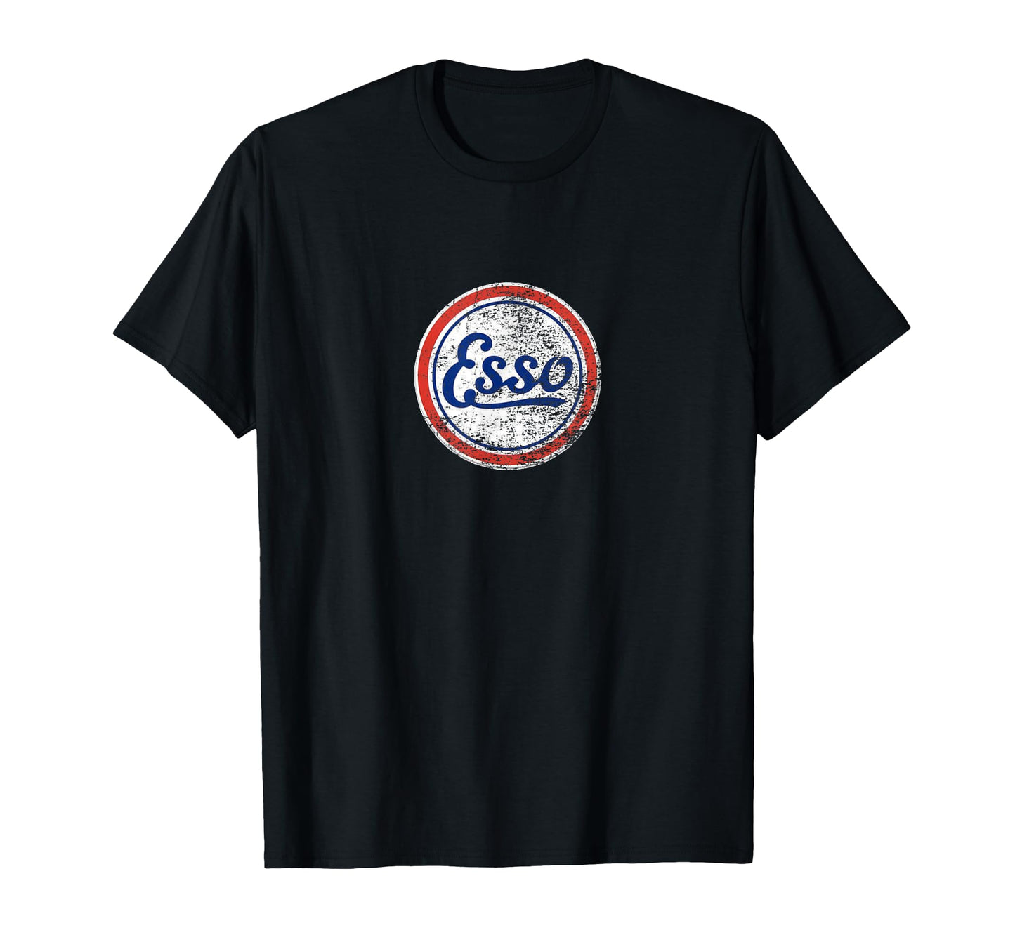 Car Esso Gas Station Mens And Womens T-Shirt - Aesthetic Graphic for Adults - T-Shirt, Sweatshirt, Hoodie