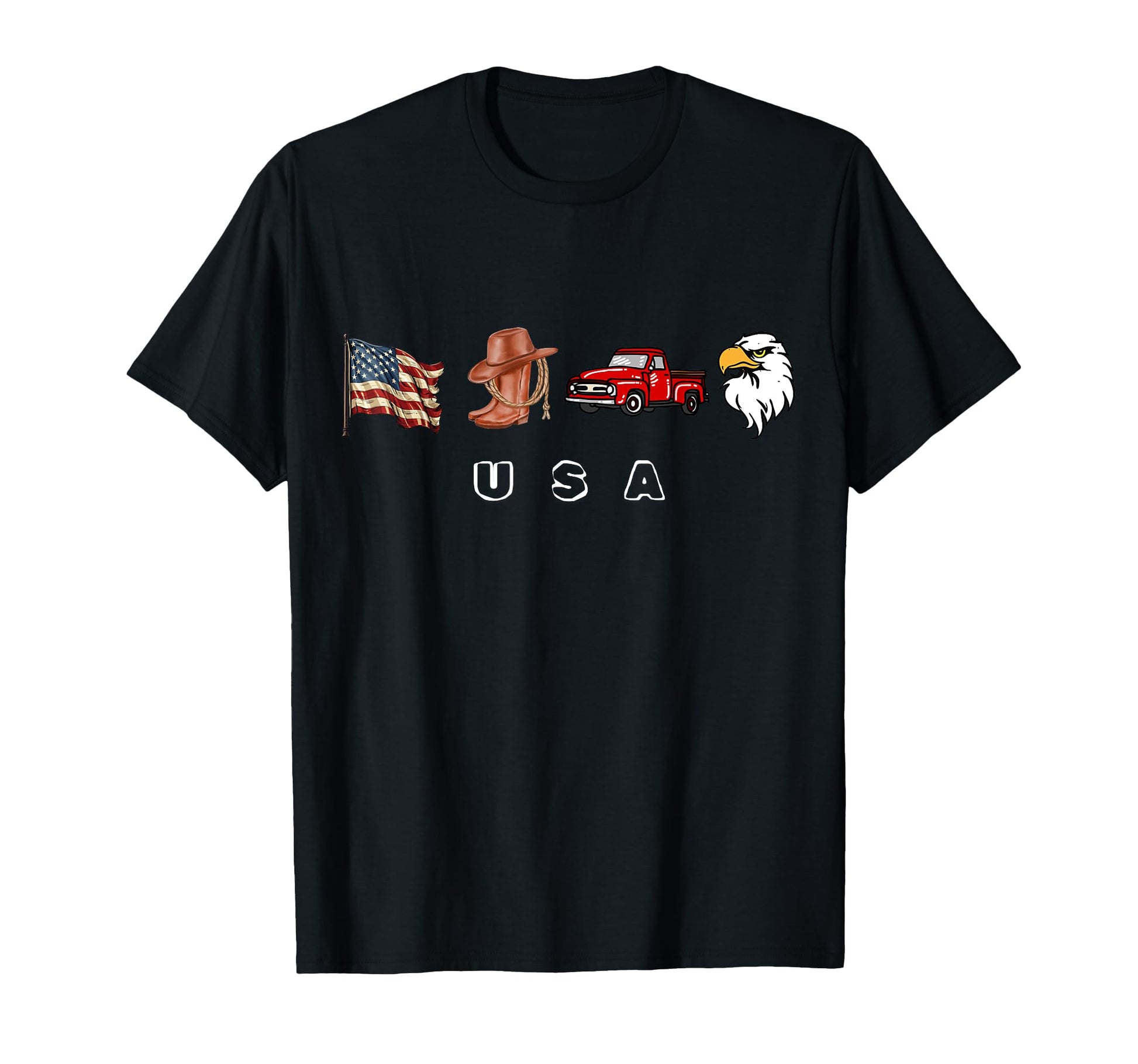 Cowboy Boots Hat Semi Trucks Driver T-Shirt - Trendy Graphic Men Women - T-Shirt, Sweatshirt, Hoodie