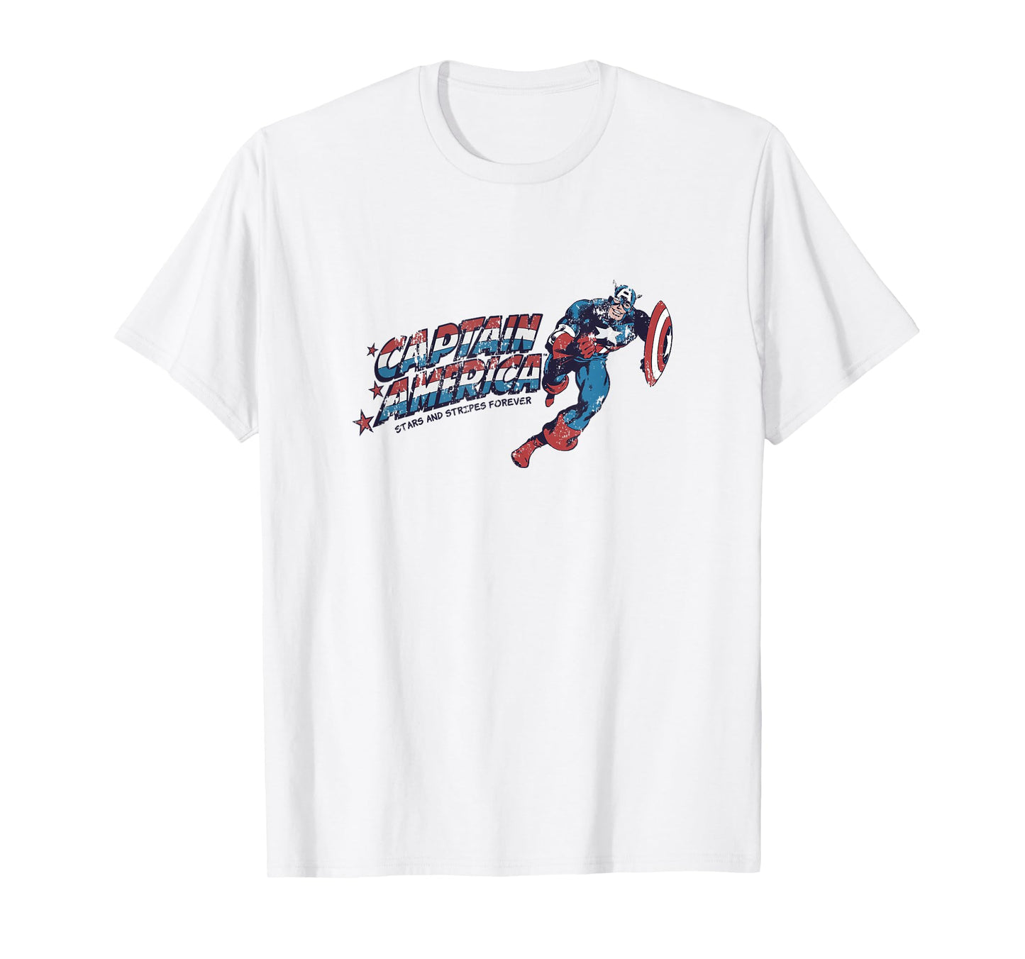 Marvel Comics Stars Stripes Forever T-Shirt - Streetwear Style for Adults - T-Shirt, Sweatshirt, Hoodie