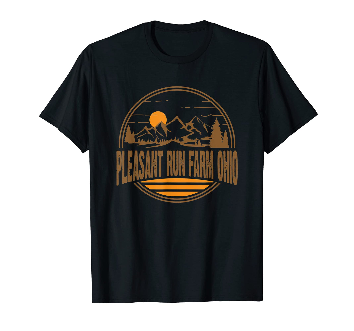 Pleasant Run Farm Ohio Mountain Hiking T-Shirt - Unique Graphic for Adults - T-Shirt, Sweatshirt, Hoodie