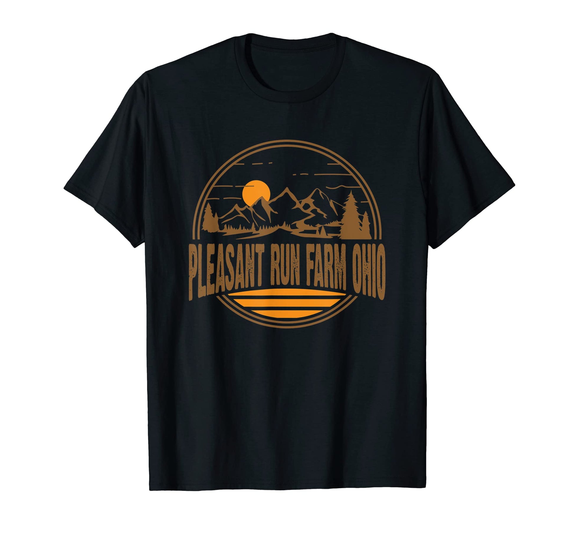 Pleasant Run Farm Ohio Mountain Hiking T-Shirt - Unique Graphic for Adults - T-Shirt, Sweatshirt, Hoodie