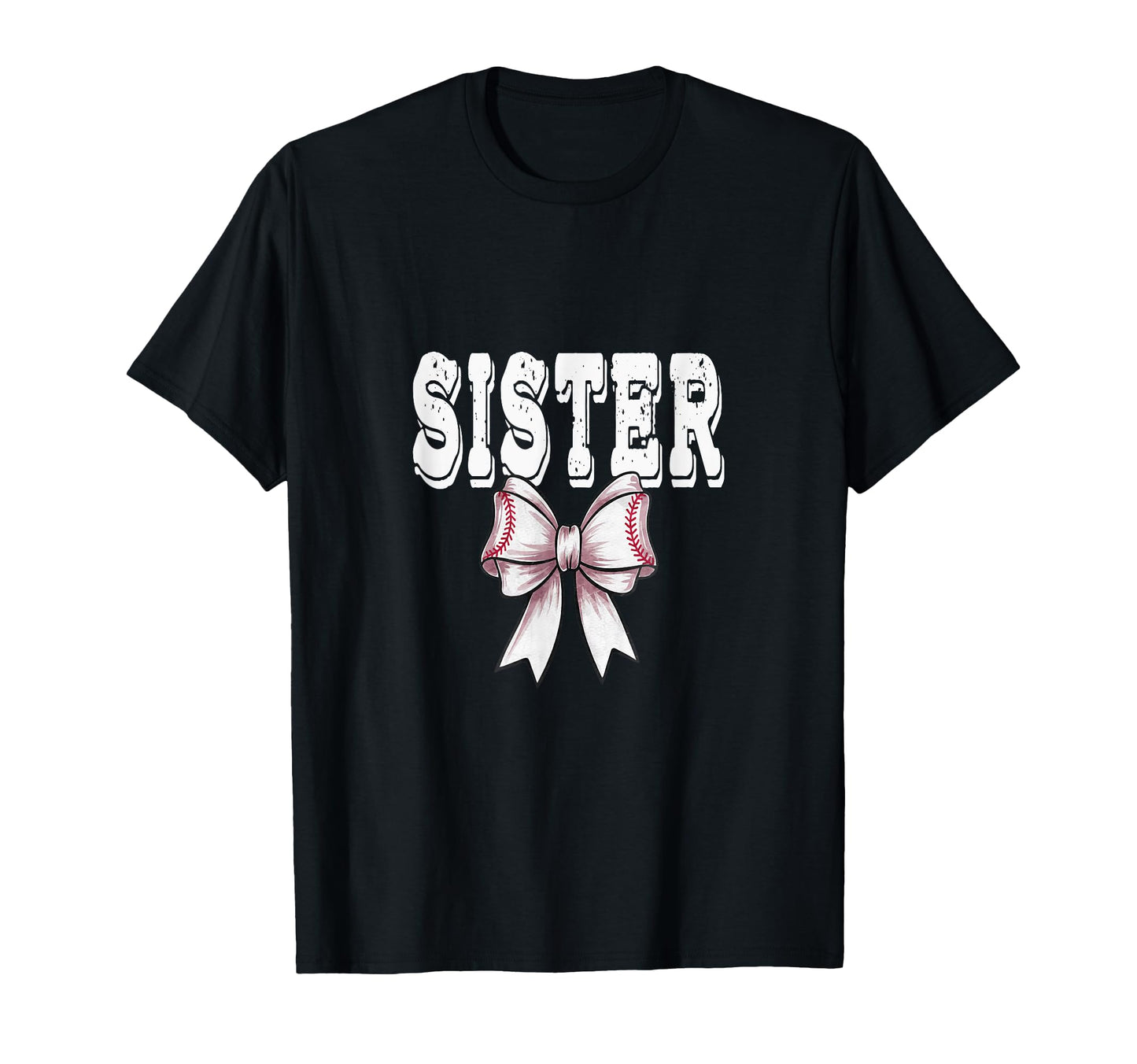 Coquette Baseball Bow Mom Sister T-Shirt - Custom Art Print Men Women - T-Shirt, Sweatshirt, Hoodie