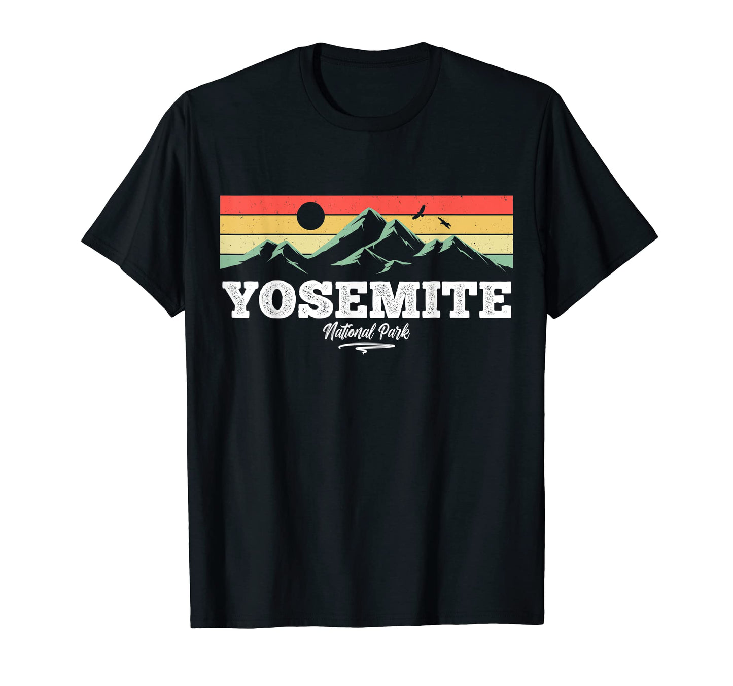 Yosemite National Park California Sunset T-Shirt - Graphic Print for Adults - T-Shirt, Sweatshirt, Hoodie